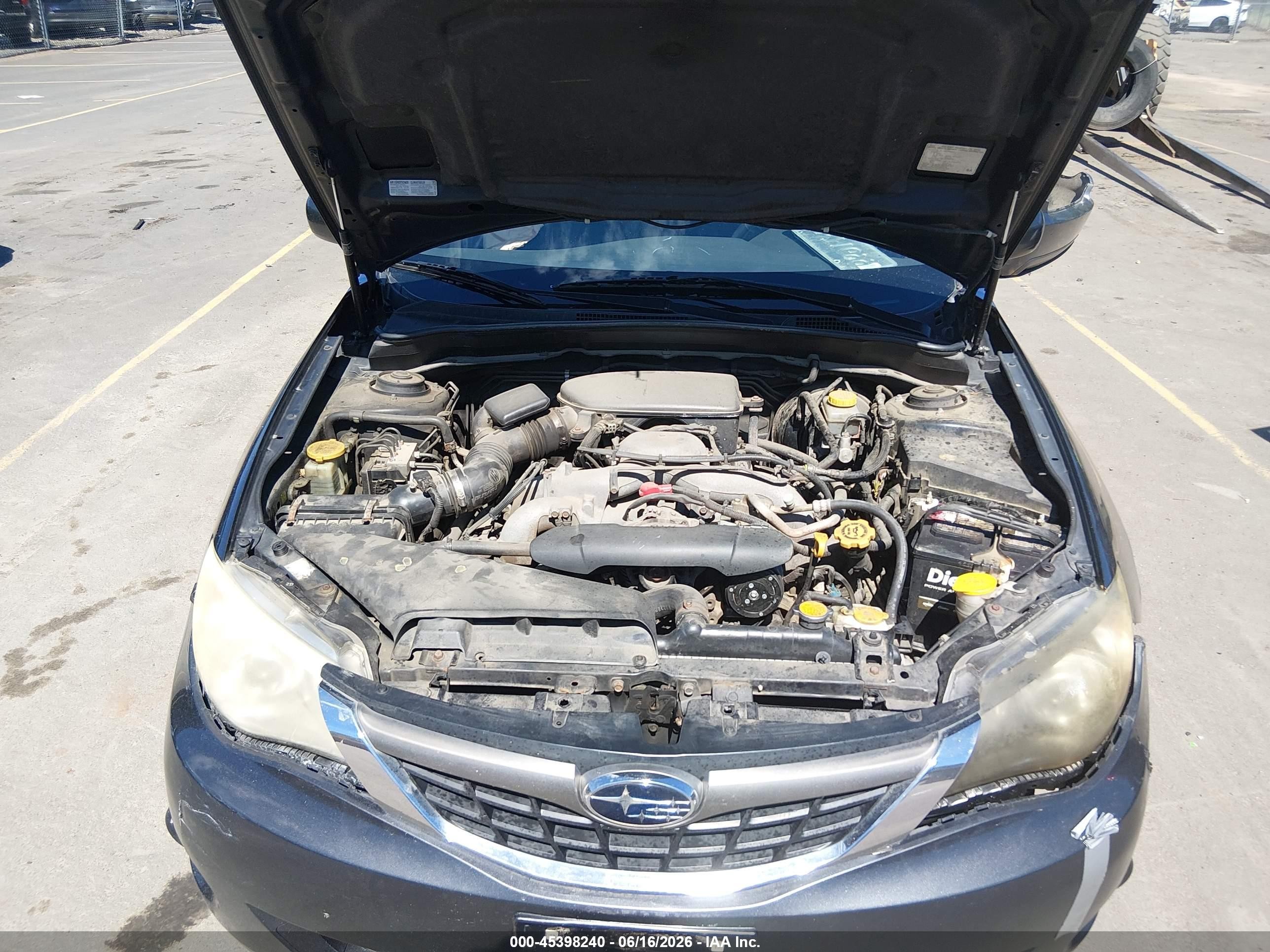 2009 Subaru Impreza 2.5i Серый vin: JF1GE60649H520150