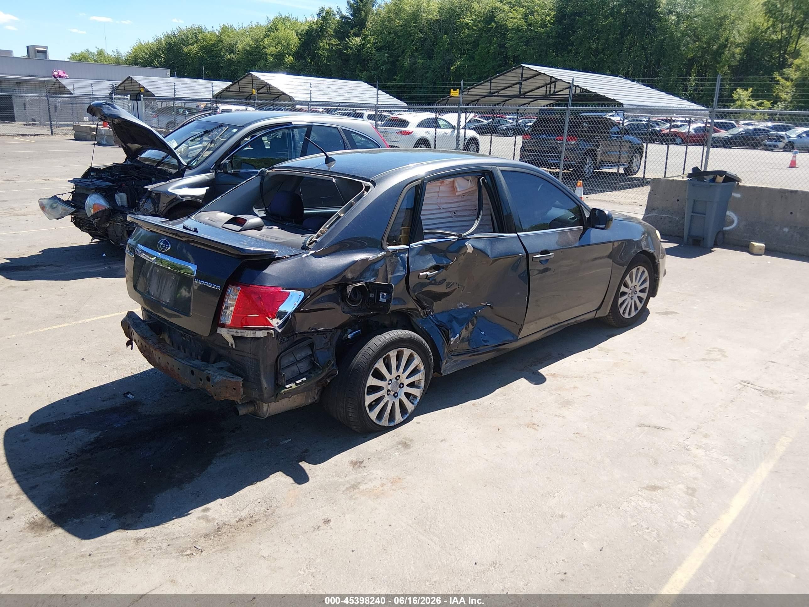 2009 Subaru Impreza 2.5i Серый vin: JF1GE60649H520150