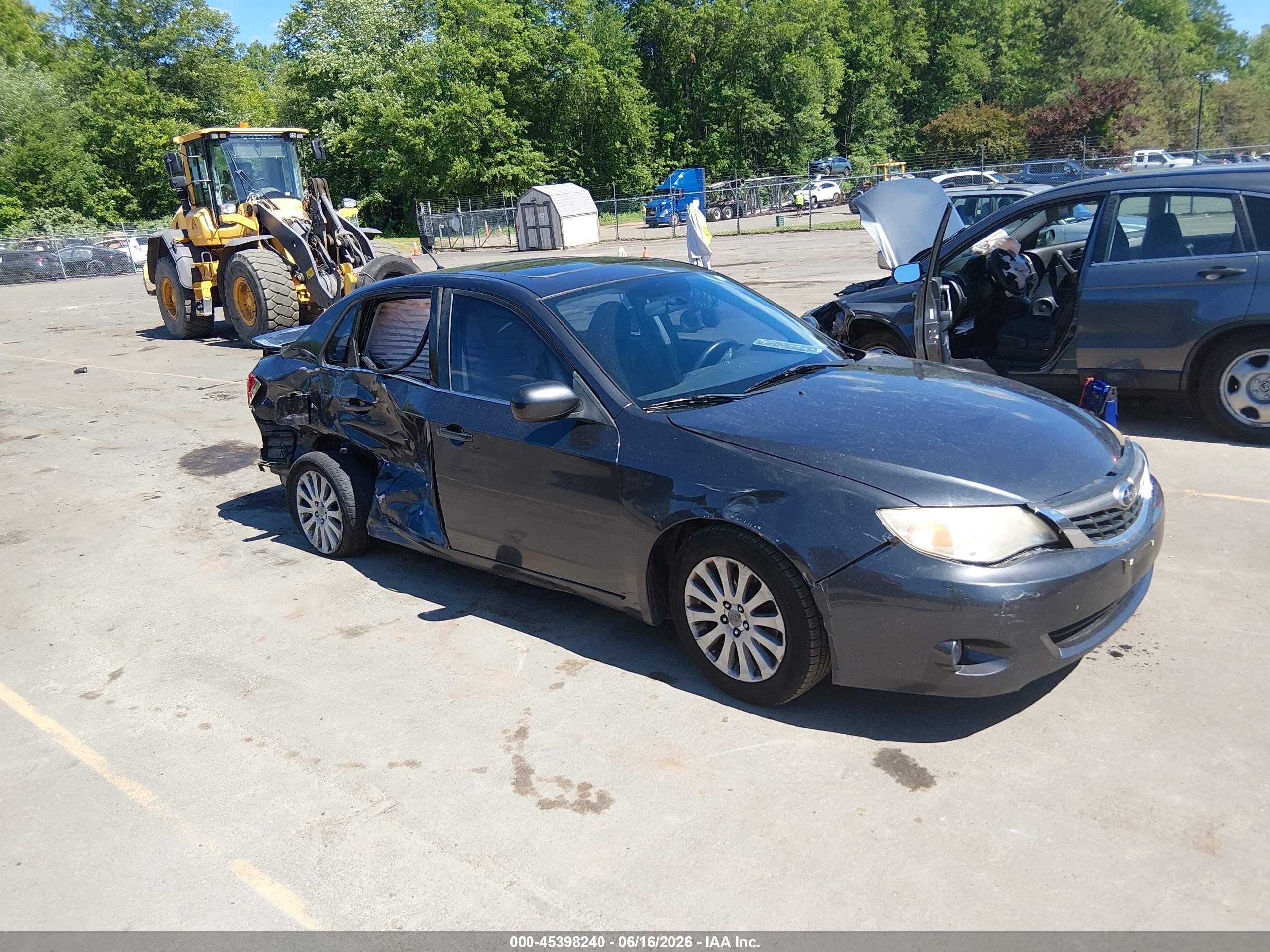 2009 Subaru Impreza 2.5i Серый vin: JF1GE60649H520150