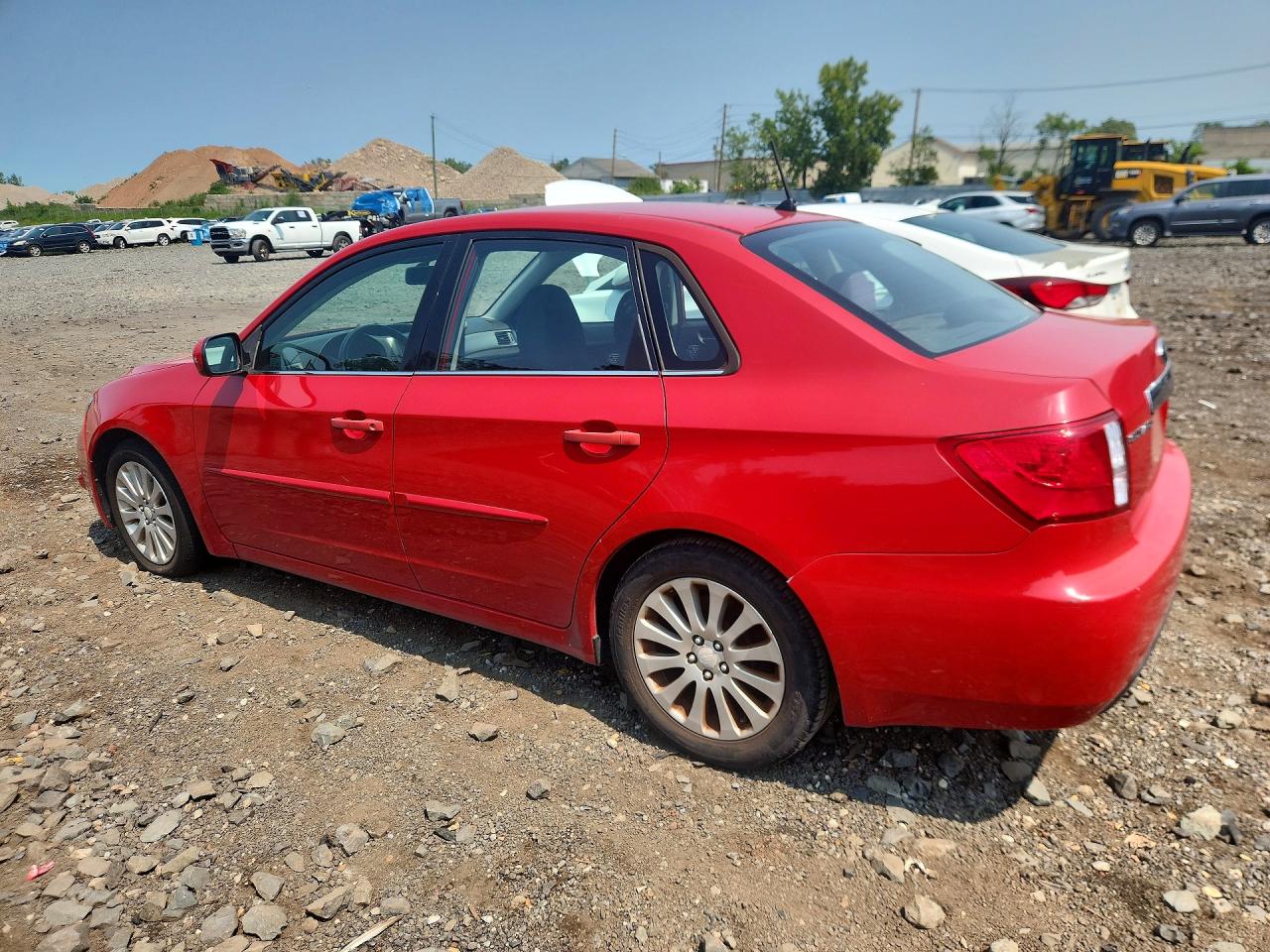 2009 Subaru Impreza 2.5i Premium Красный vin: JF1GE60659H509884
