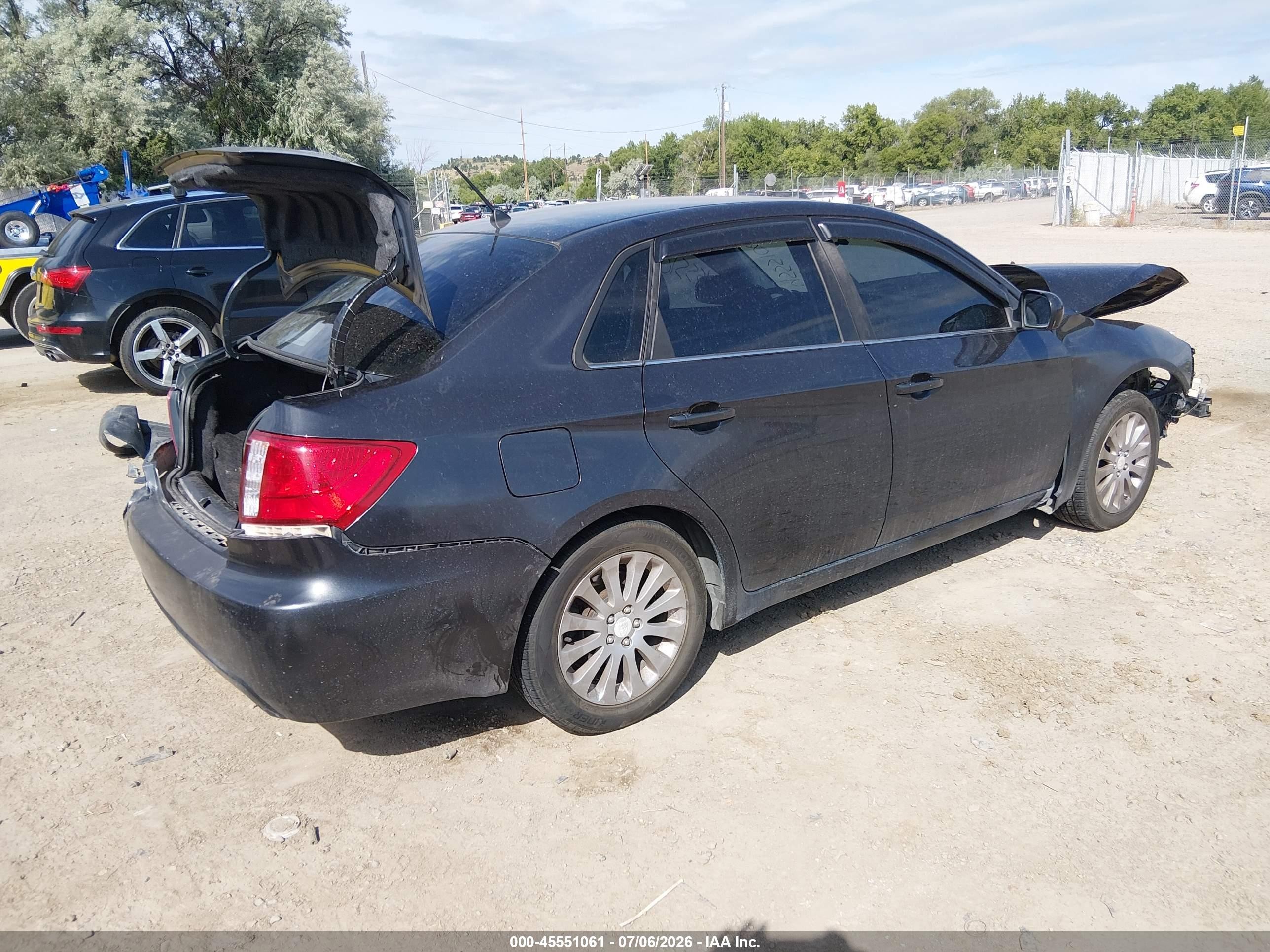 2009 Subaru Impreza 2.5i Черный vin: JF1GE60669H513765