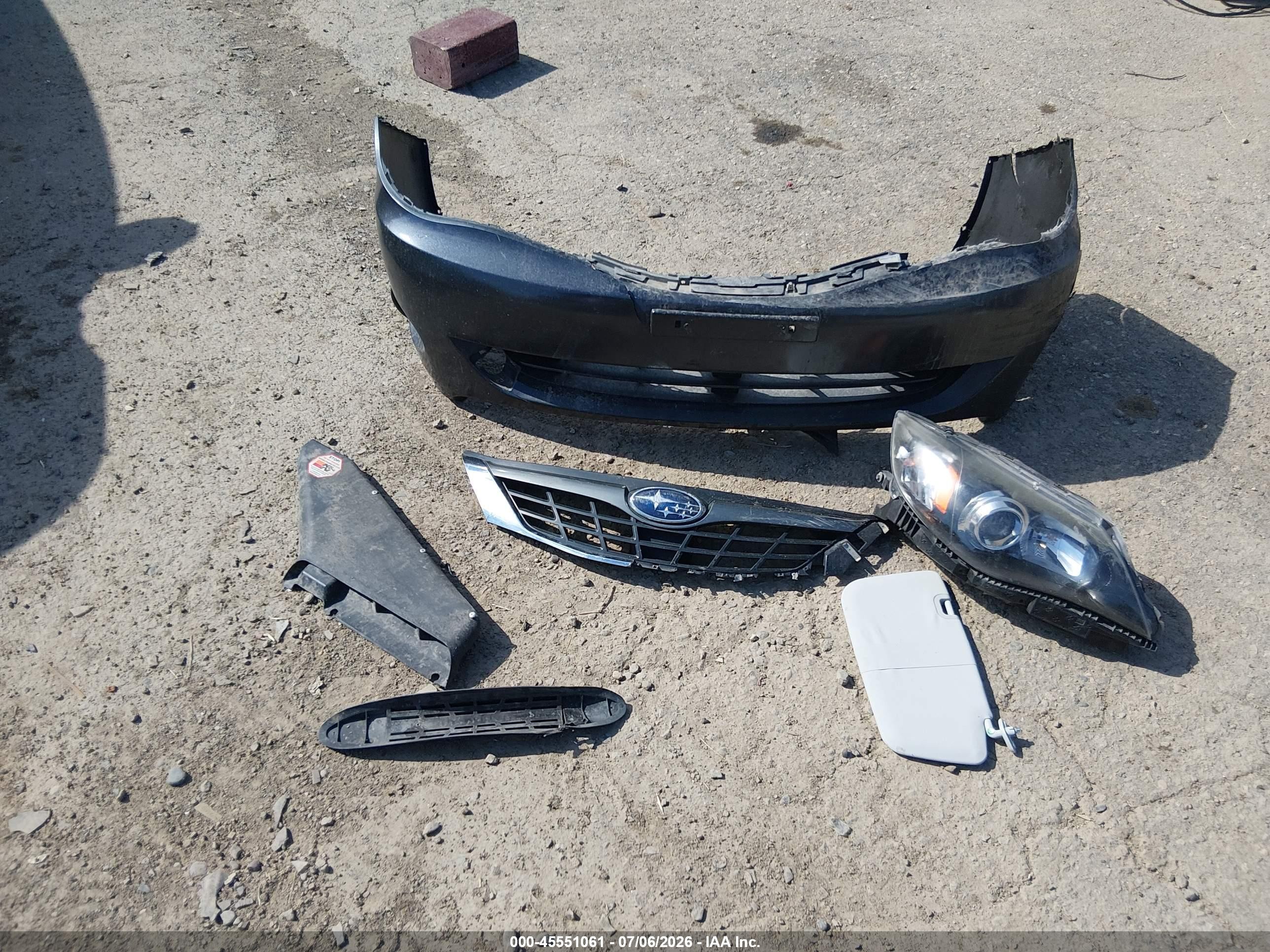 2009 Subaru Impreza 2.5i Черный vin: JF1GE60669H513765