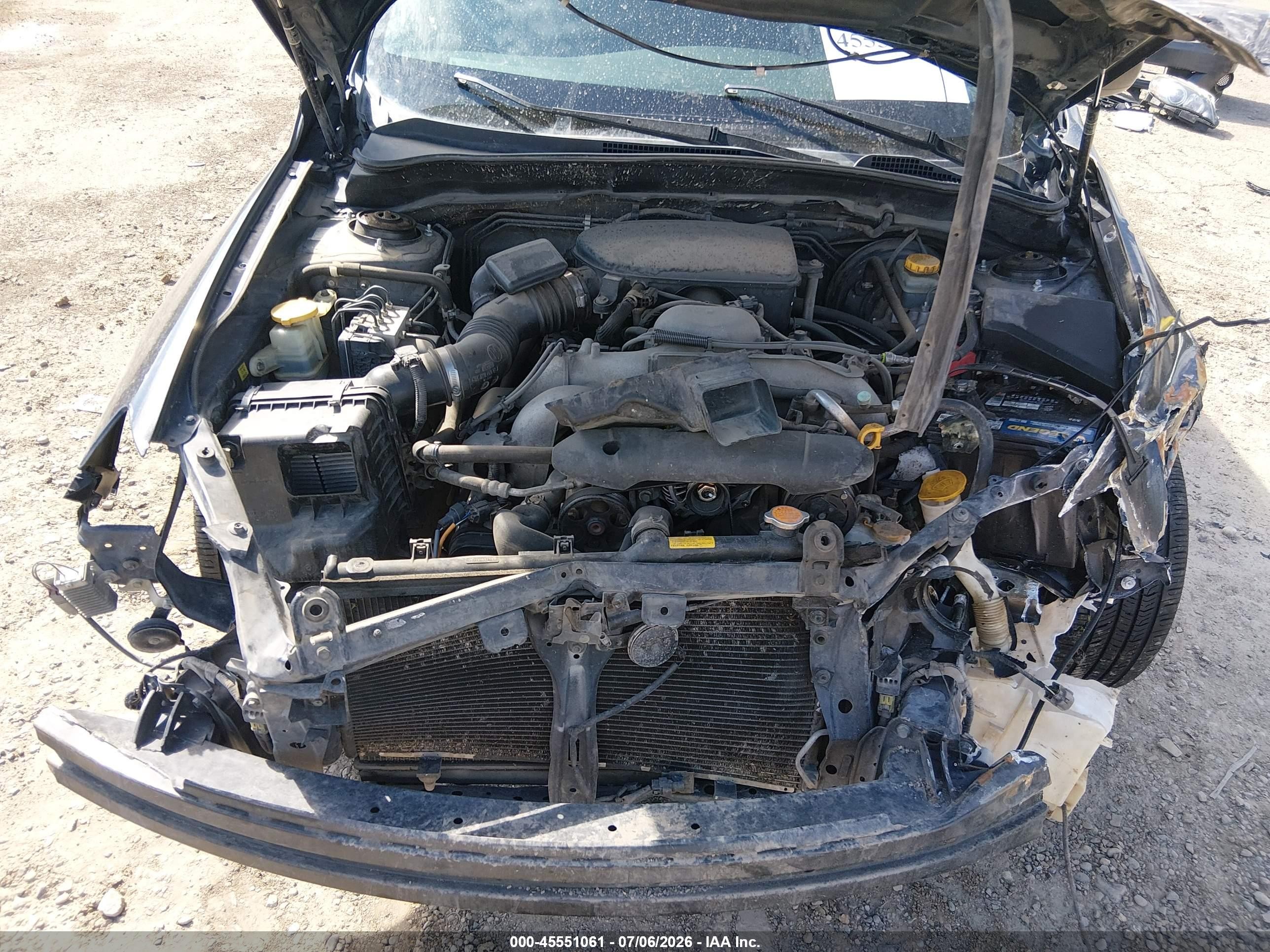 2009 Subaru Impreza 2.5i Черный vin: JF1GE60669H513765