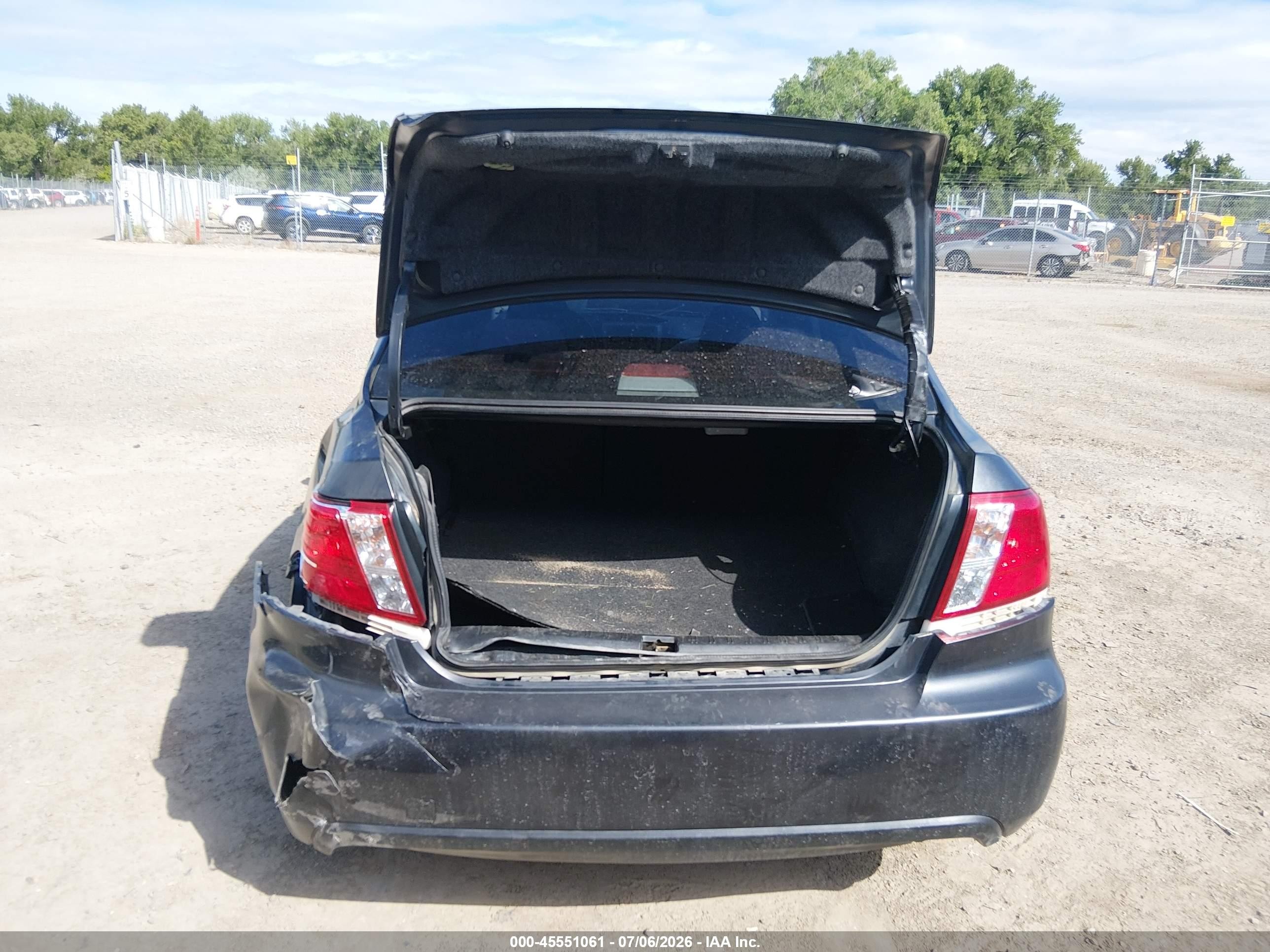 2009 Subaru Impreza 2.5i Черный vin: JF1GE60669H513765