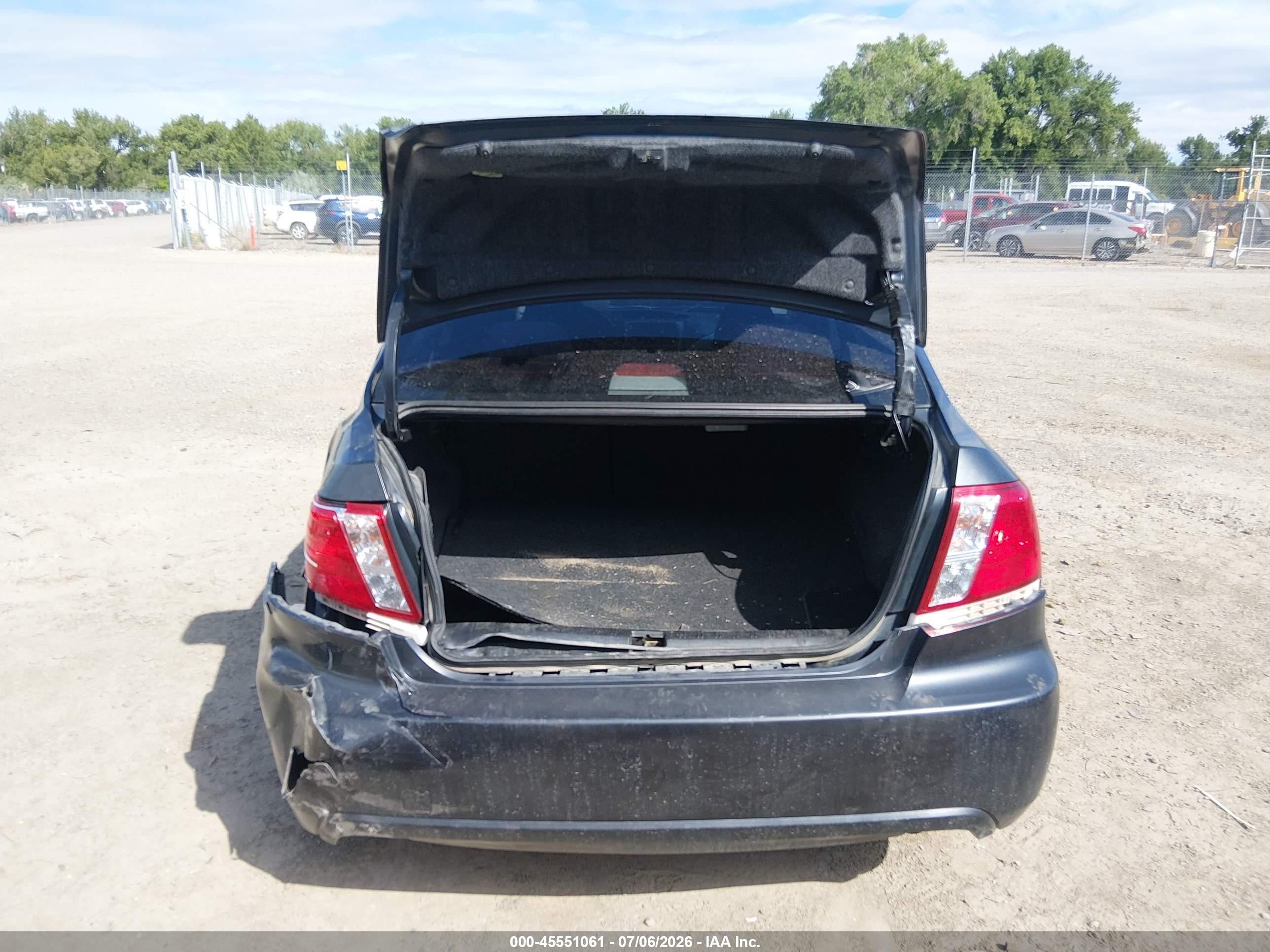 2009 Subaru Impreza 2.5i Черный vin: JF1GE60669H513765