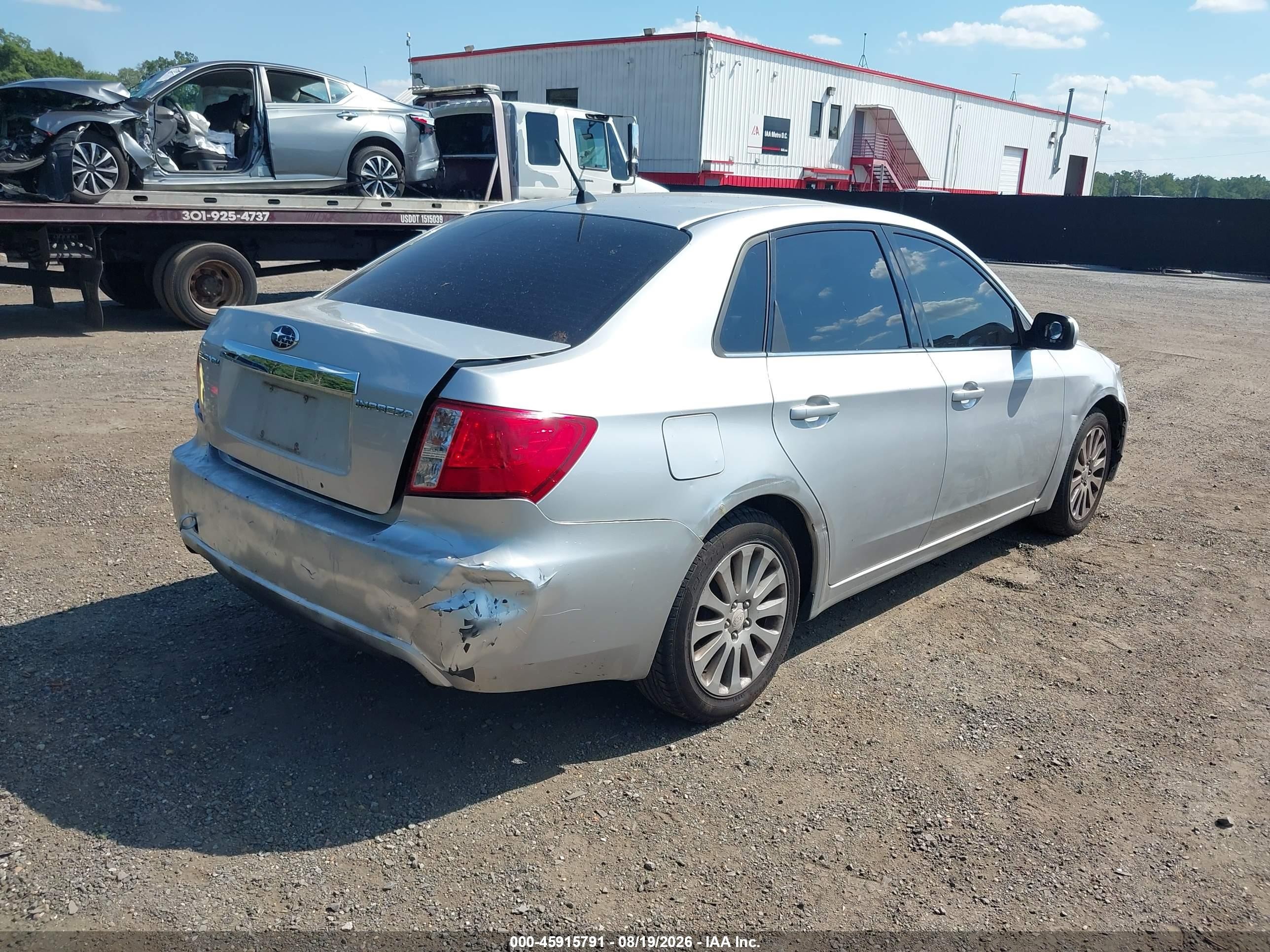 2009 Subaru Impreza 2.5i Серебряный vin: JF1GE60689H519325