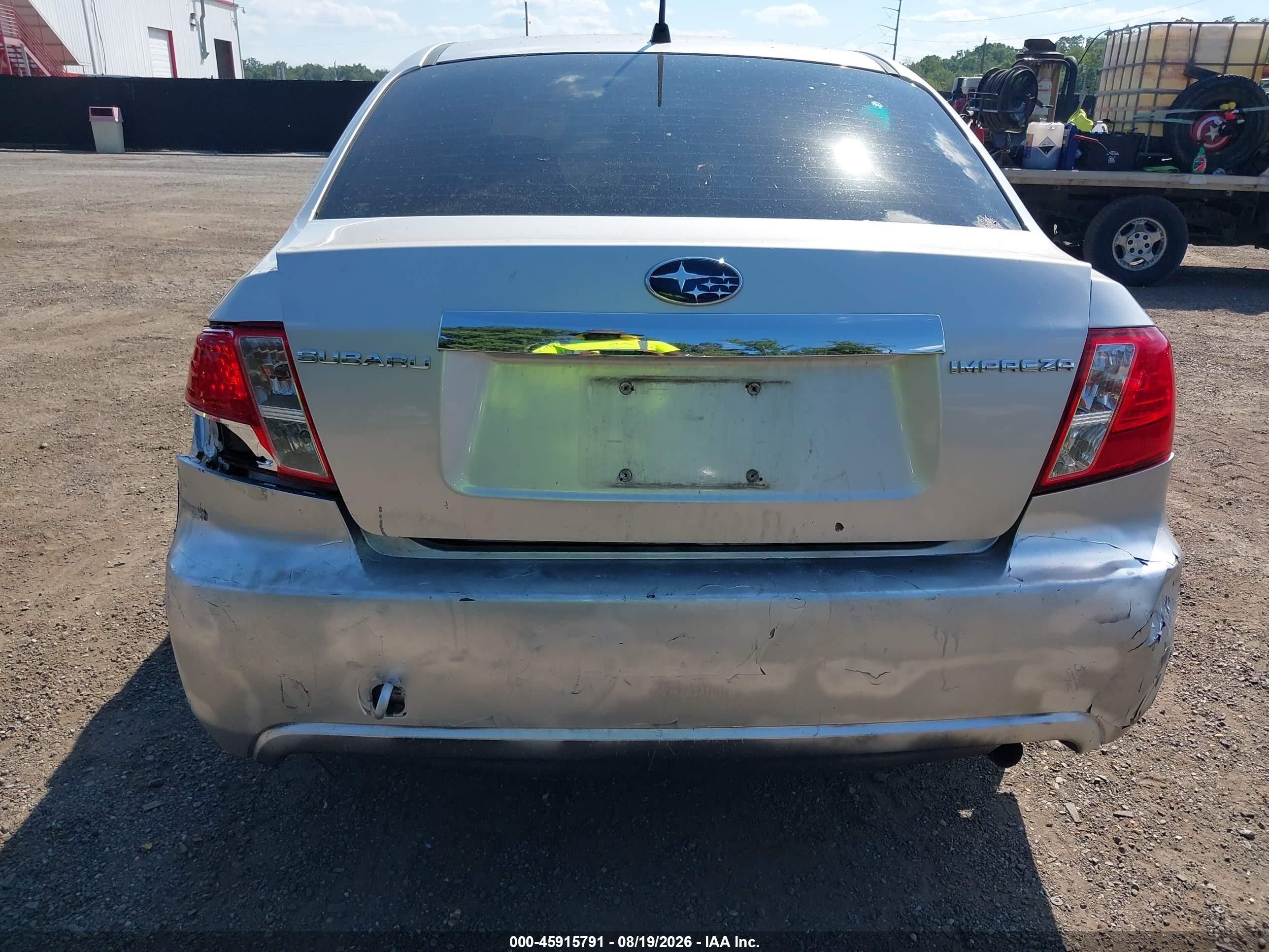 2009 Subaru Impreza 2.5i Серебряный vin: JF1GE60689H519325