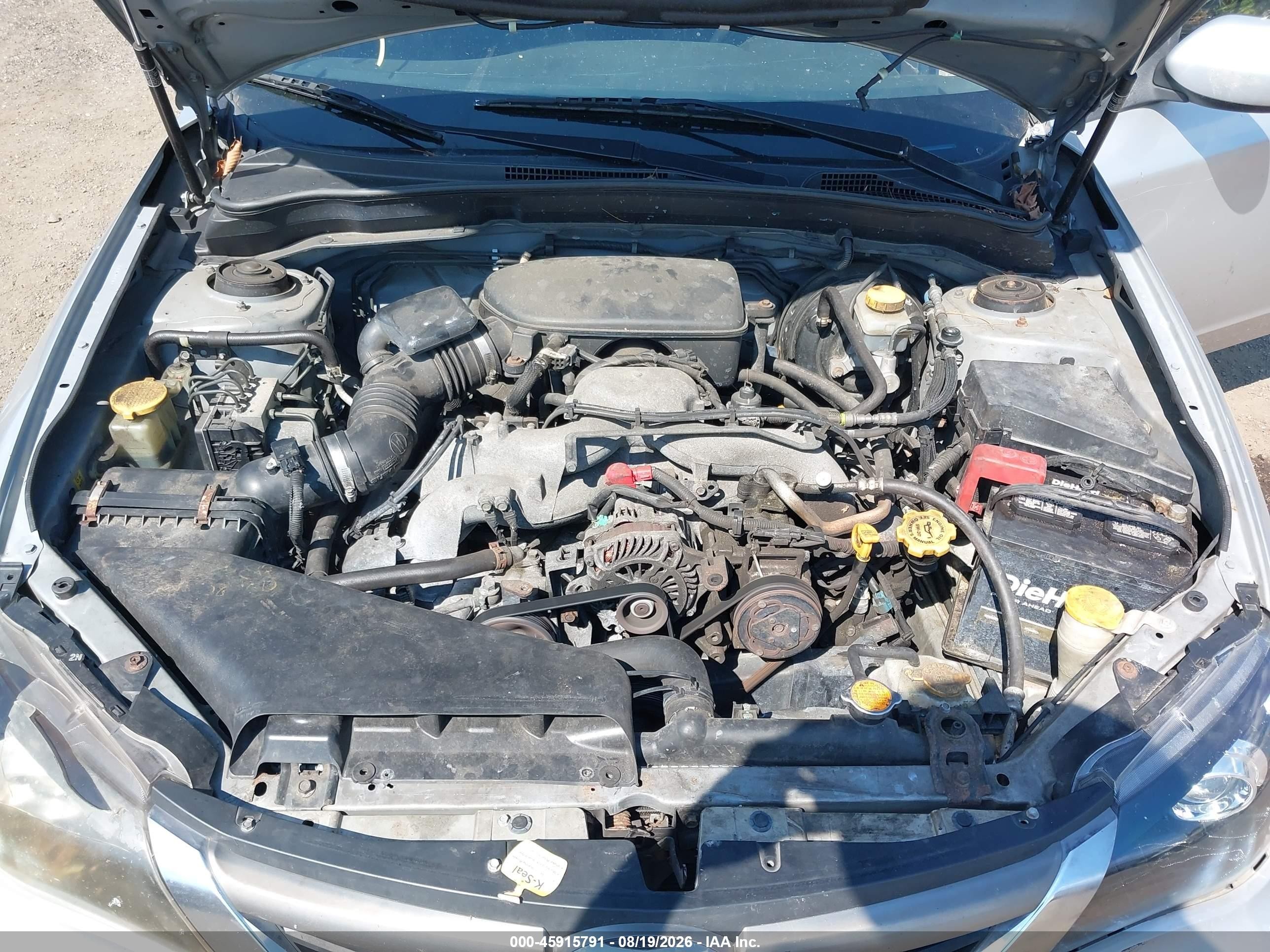 2009 Subaru Impreza 2.5i Серебряный vin: JF1GE60689H519325