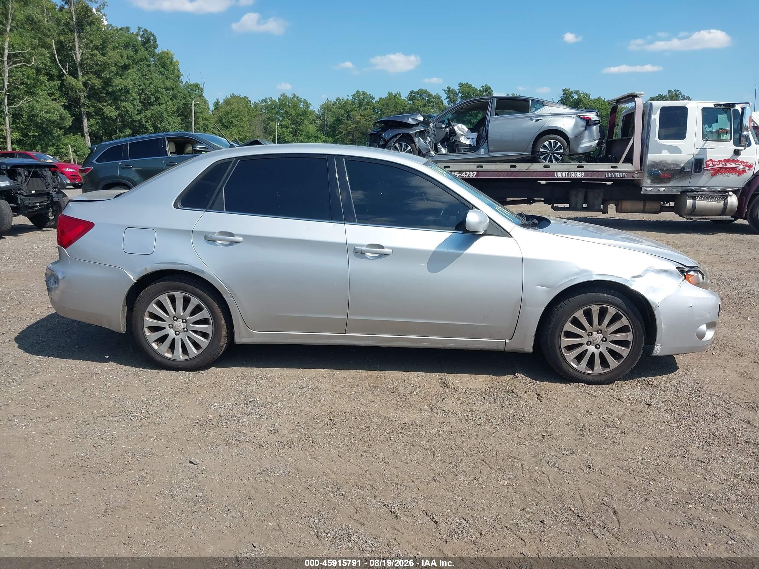 2009 Subaru Impreza 2.5i Серебряный vin: JF1GE60689H519325