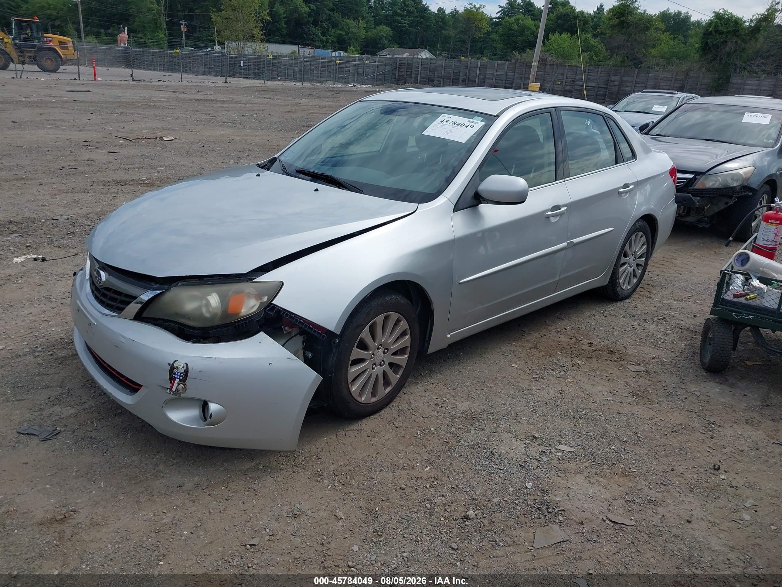 2009 Subaru Impreza 2.5i Silver vin: JF1GE60689H522371
