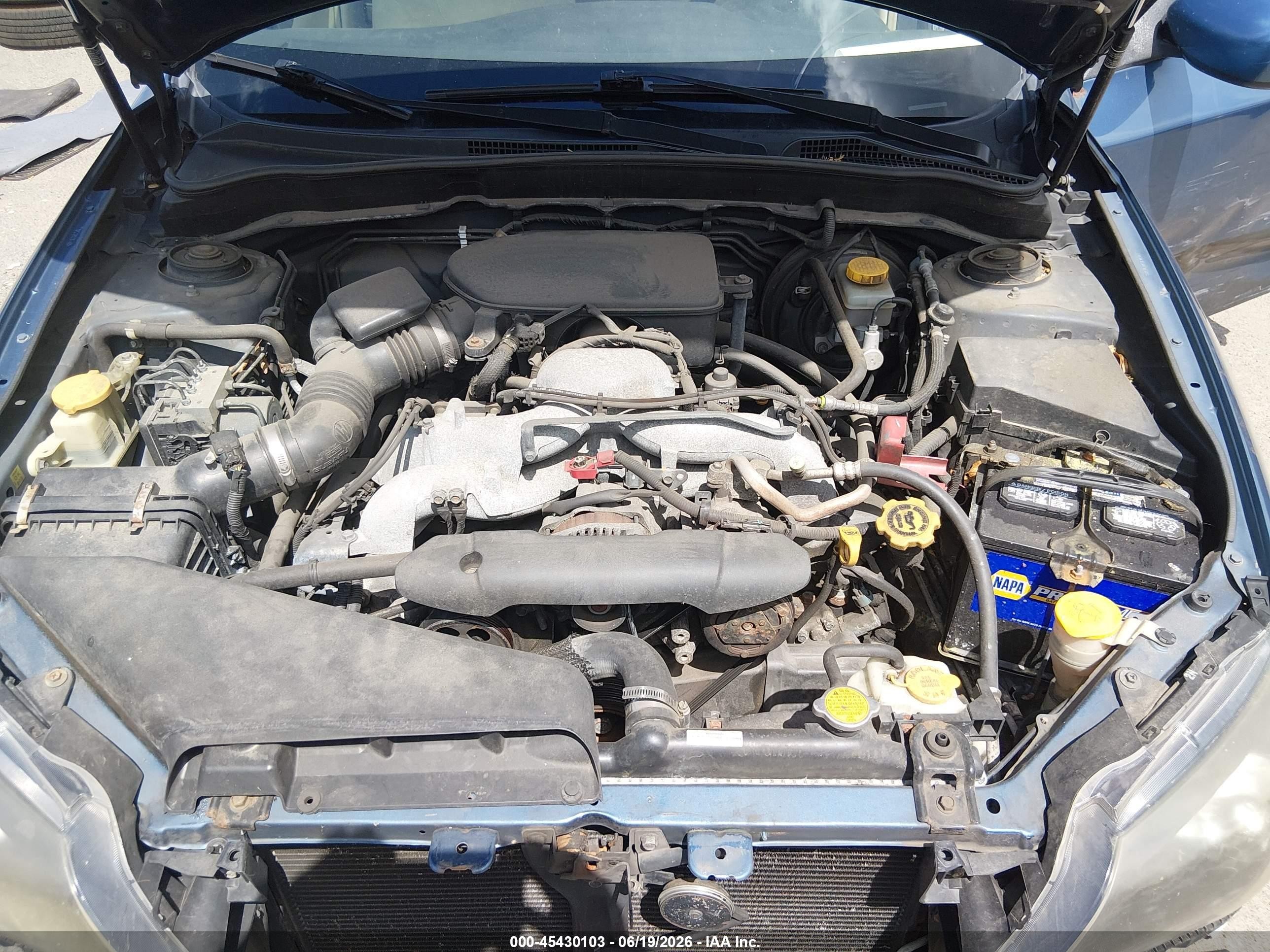 2009 Subaru Impreza 2.5i Blue vin: JF1GE60699H506986
