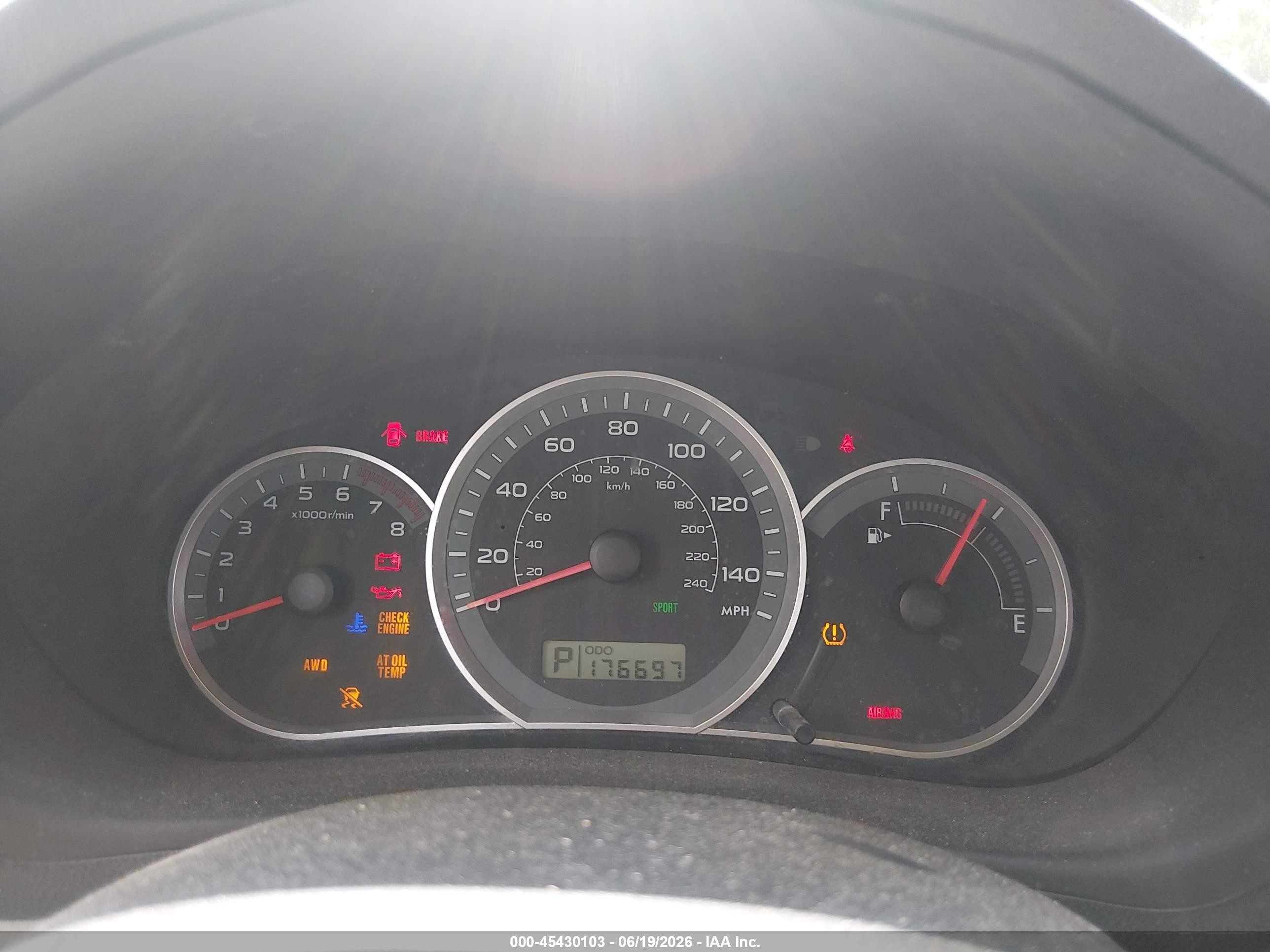 2009 Subaru Impreza 2.5i Blue vin: JF1GE60699H506986