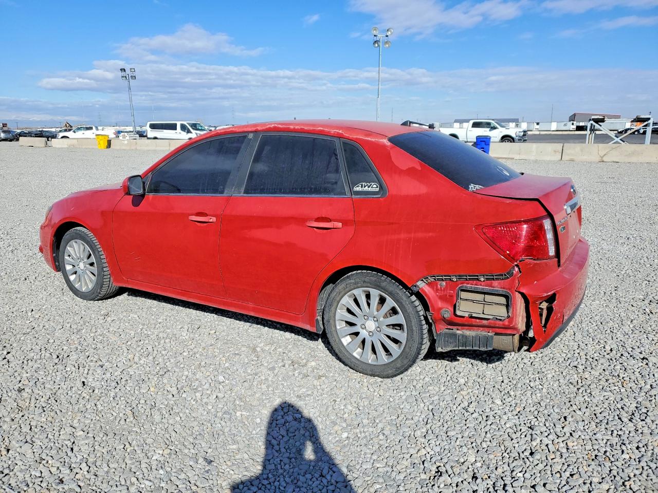 2009 Subaru Impreza 2.5i Premium Red vin: JF1GE60699H512416