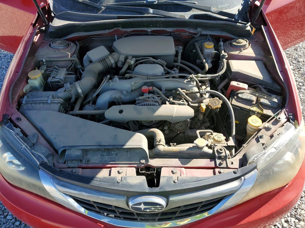 2009 Subaru Impreza 2.5i Premium Red vin: JF1GE60699H512416