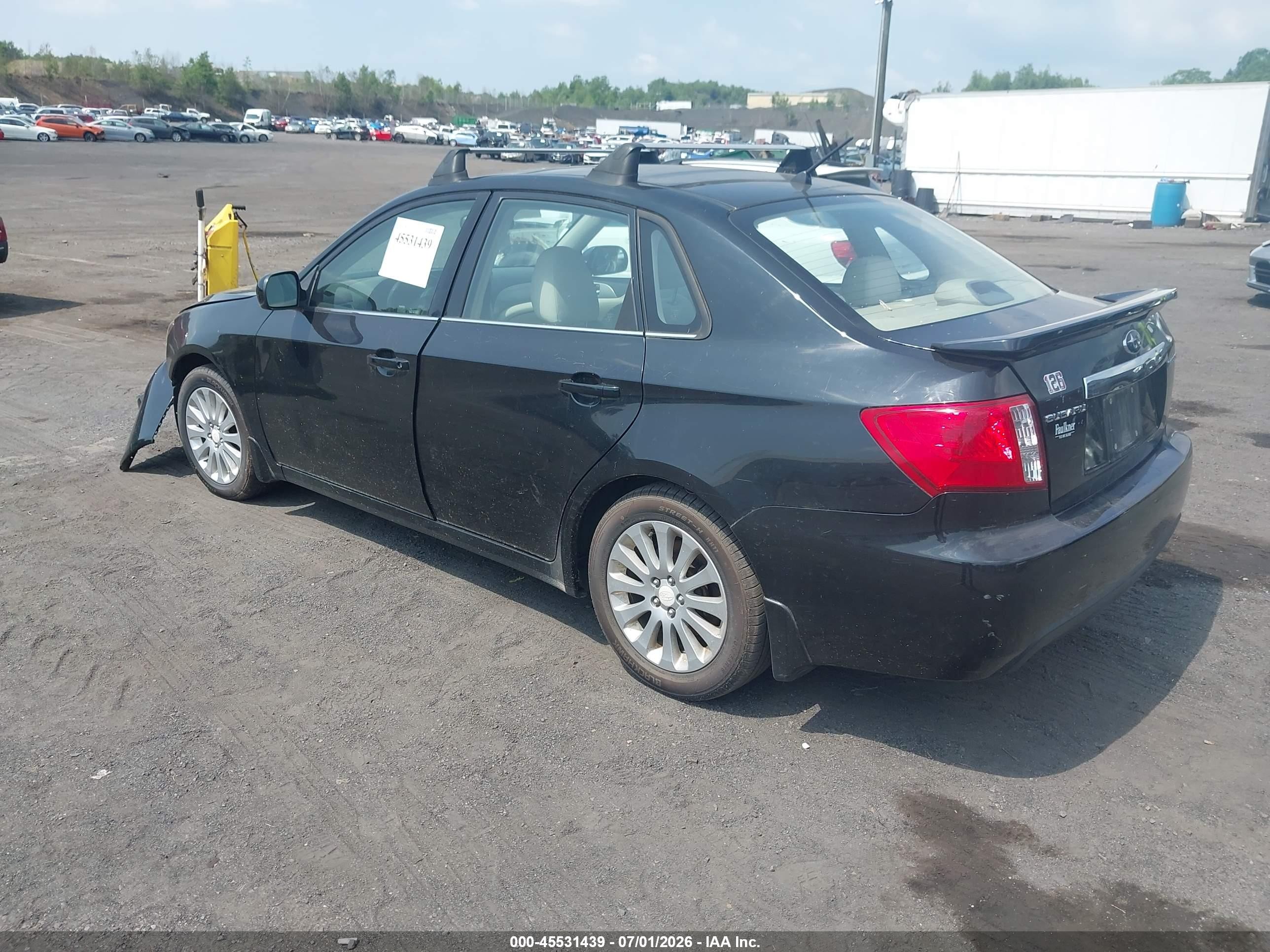 2009 Subaru Impreza 2.5i Black vin: JF1GE606X9G520093