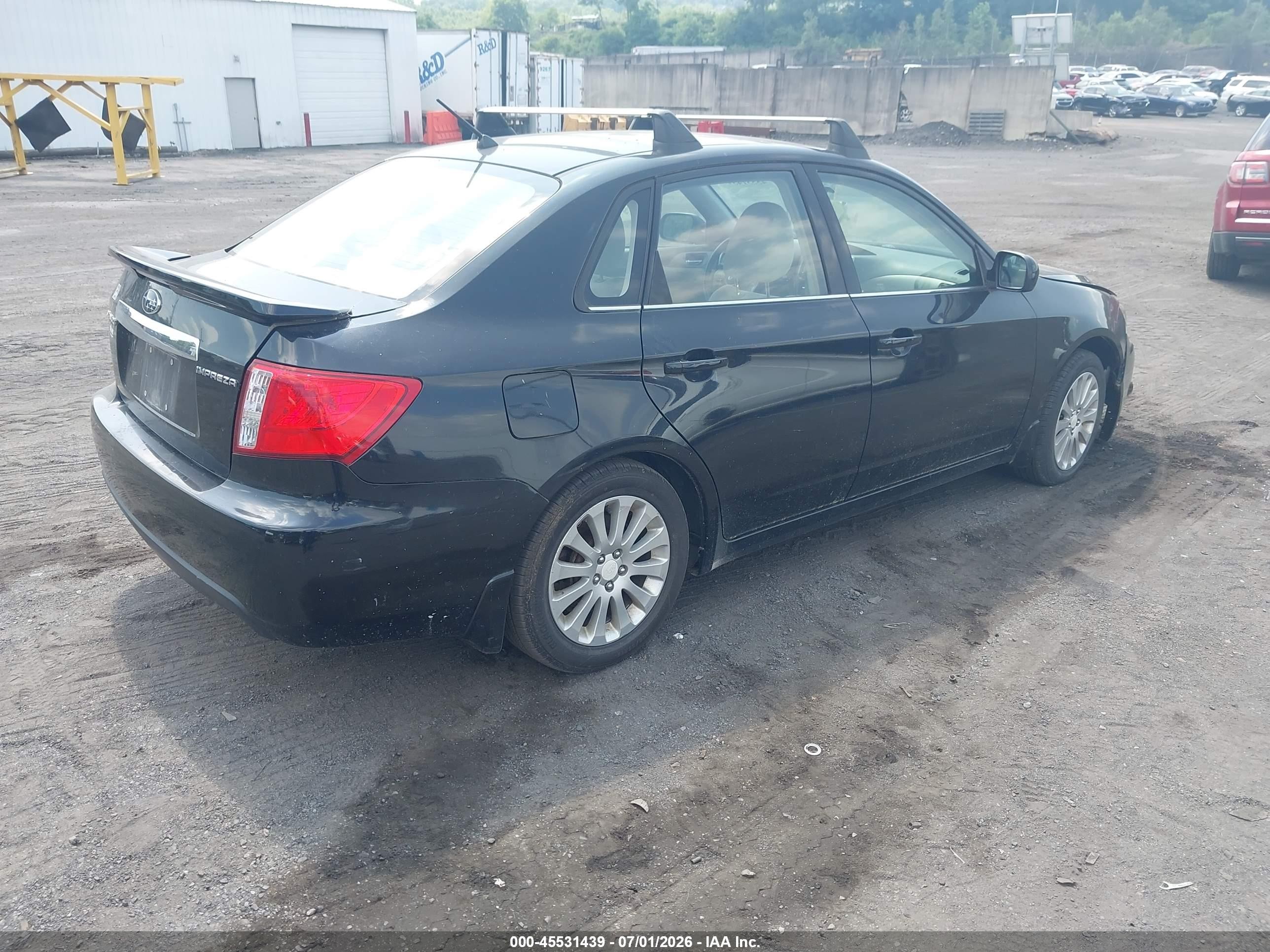2009 Subaru Impreza 2.5i Black vin: JF1GE606X9G520093