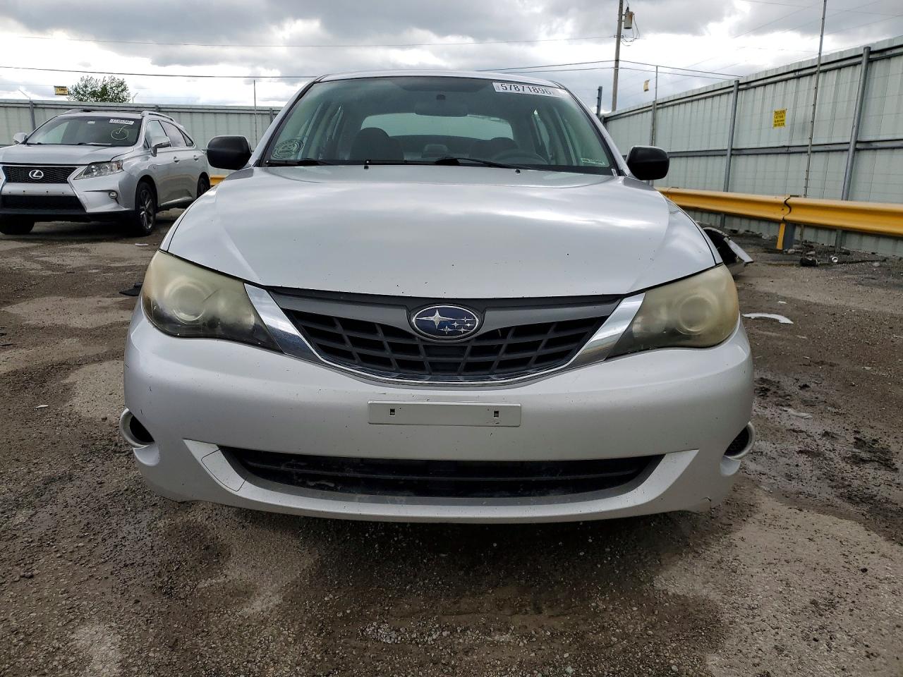 2008 Subaru Impreza 2.5i Серебряный vin: JF1GE61608G507396