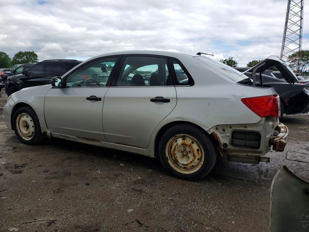 2008 Subaru Impreza 2.5i Серебряный vin: JF1GE61608G507396