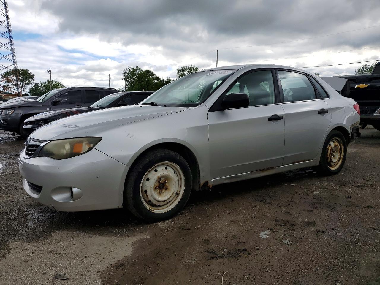 2008 Subaru Impreza 2.5i Серебряный vin: JF1GE61608G507396