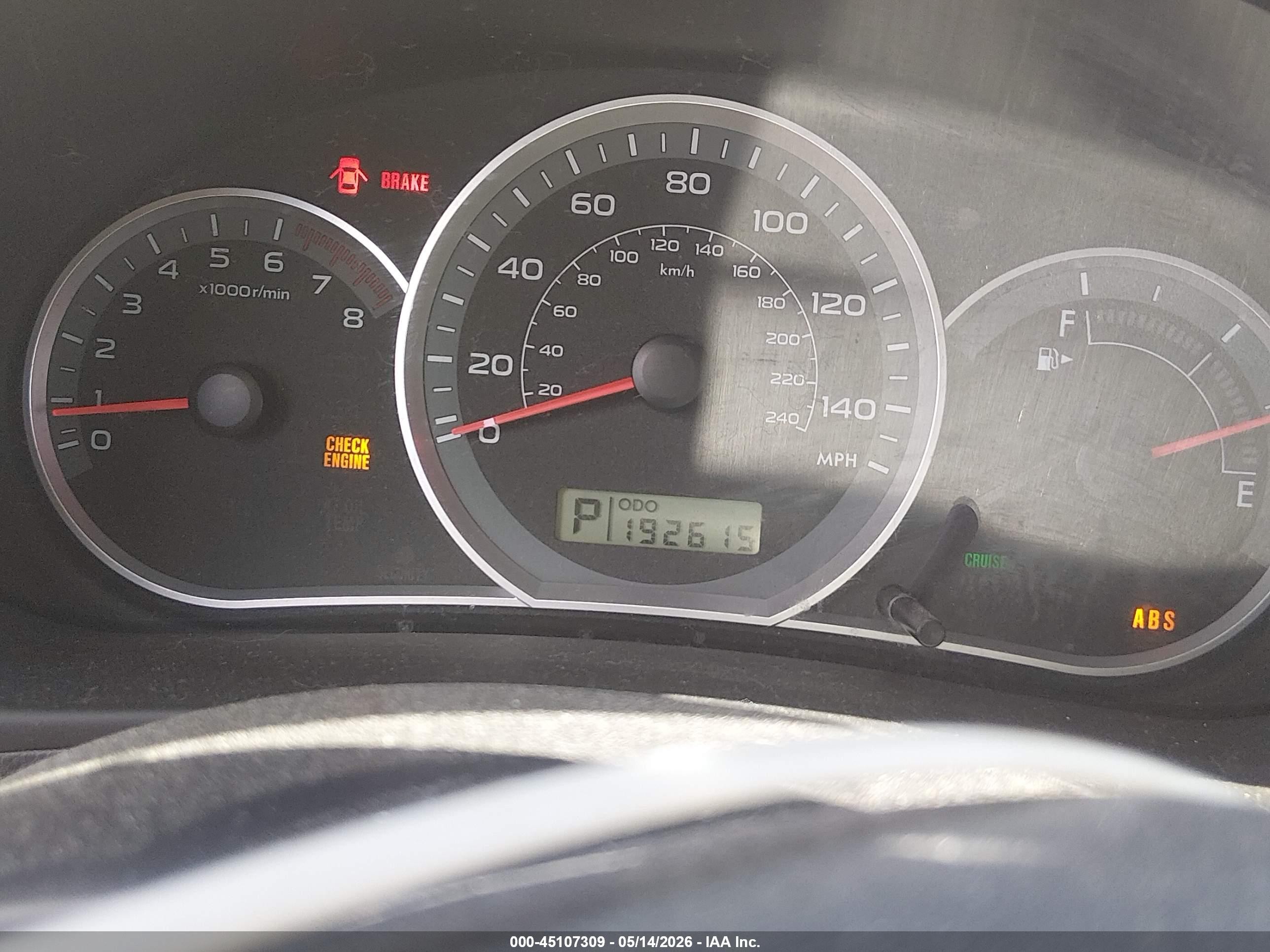 2008 Subaru Impreza  (natl) I/i W/premium Pkg/i W/sat/nav Black vin: JF1GE61608H521597