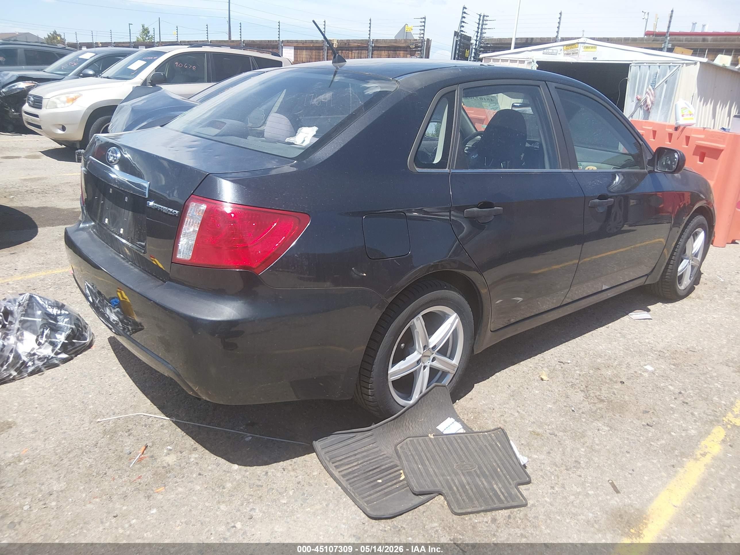 2008 Subaru Impreza  (natl) I/i W/premium Pkg/i W/sat/nav Black vin: JF1GE61608H521597