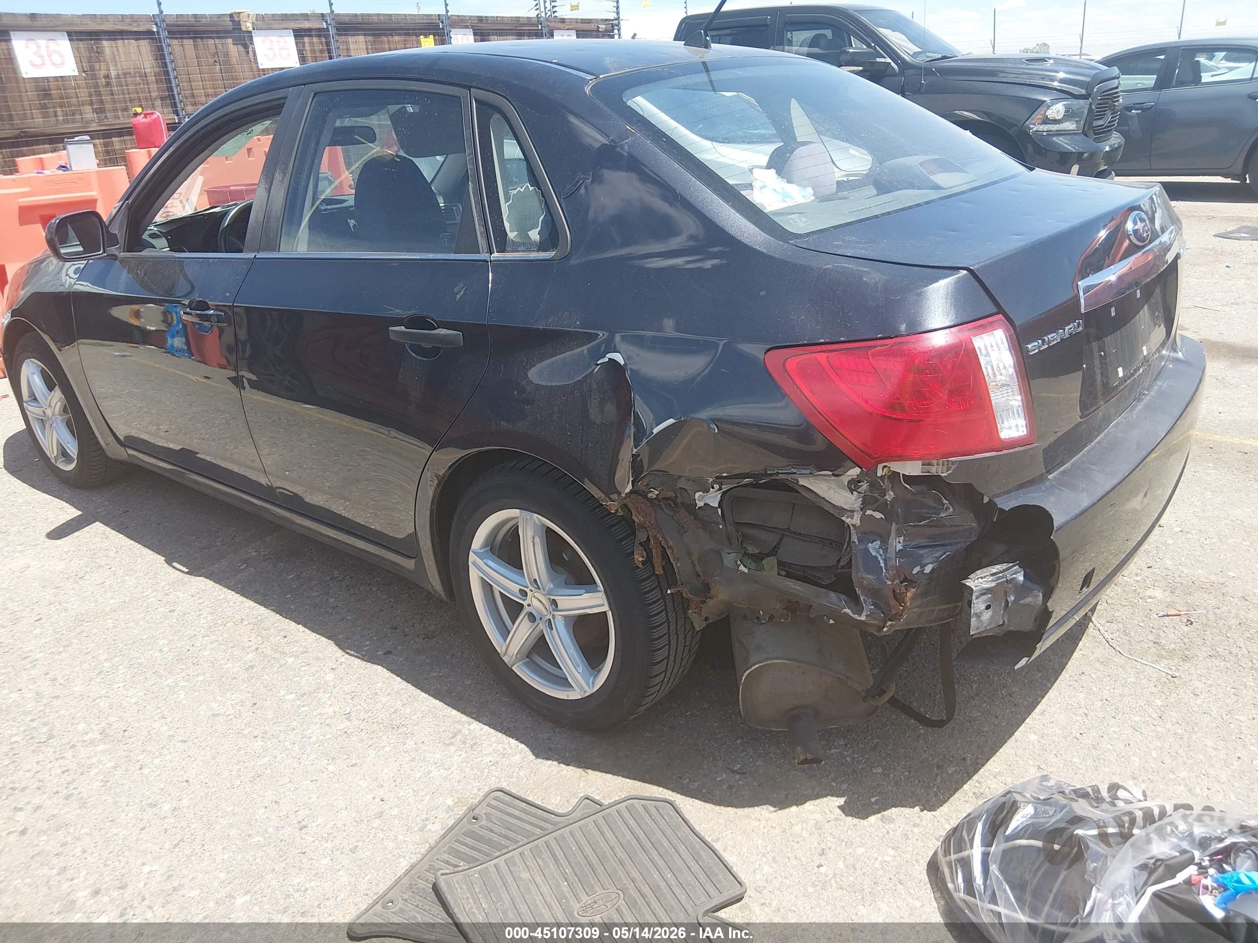 2008 Subaru Impreza  (natl) I/i W/premium Pkg/i W/sat/nav Black vin: JF1GE61608H521597