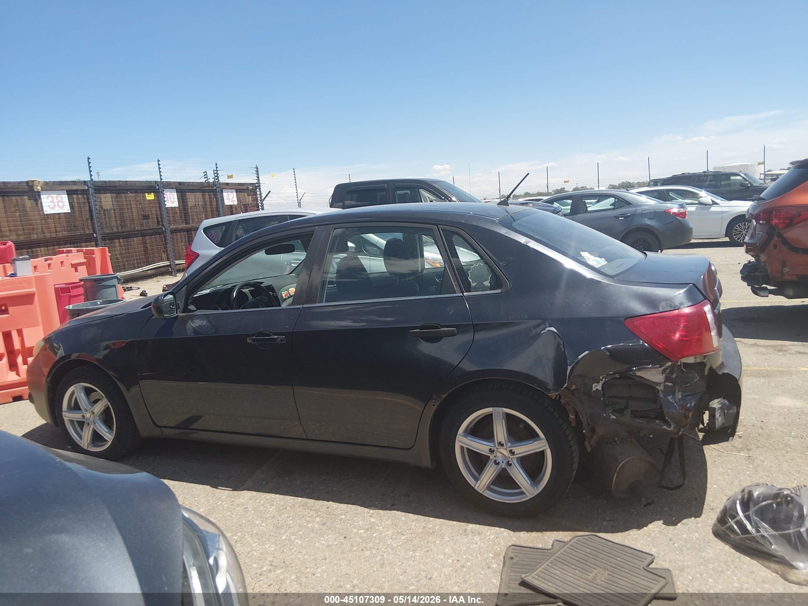 2008 Subaru Impreza  (natl) I/i W/premium Pkg/i W/sat/nav Black vin: JF1GE61608H521597