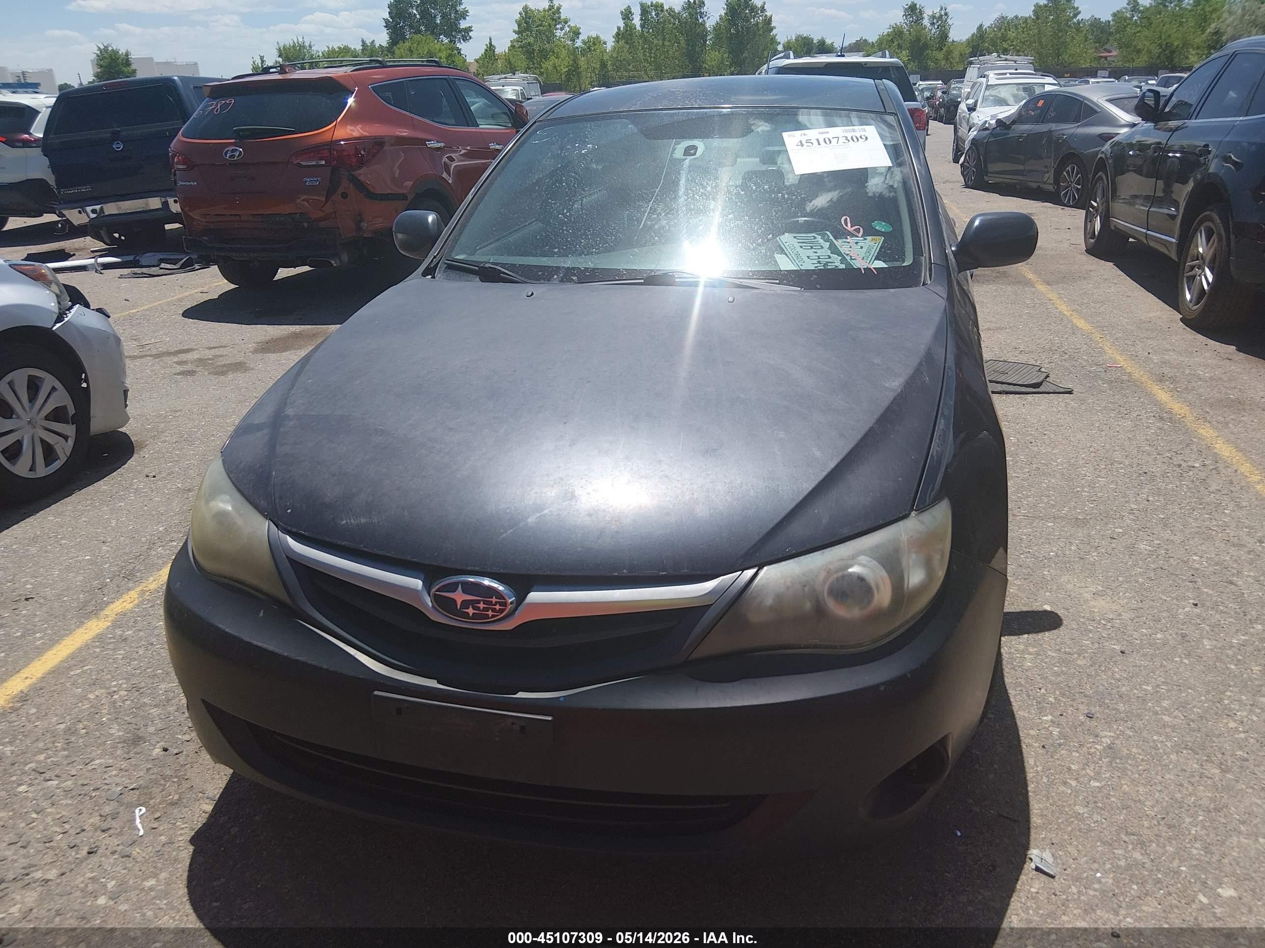 2008 Subaru Impreza  (natl) I/i W/premium Pkg/i W/sat/nav Black vin: JF1GE61608H521597