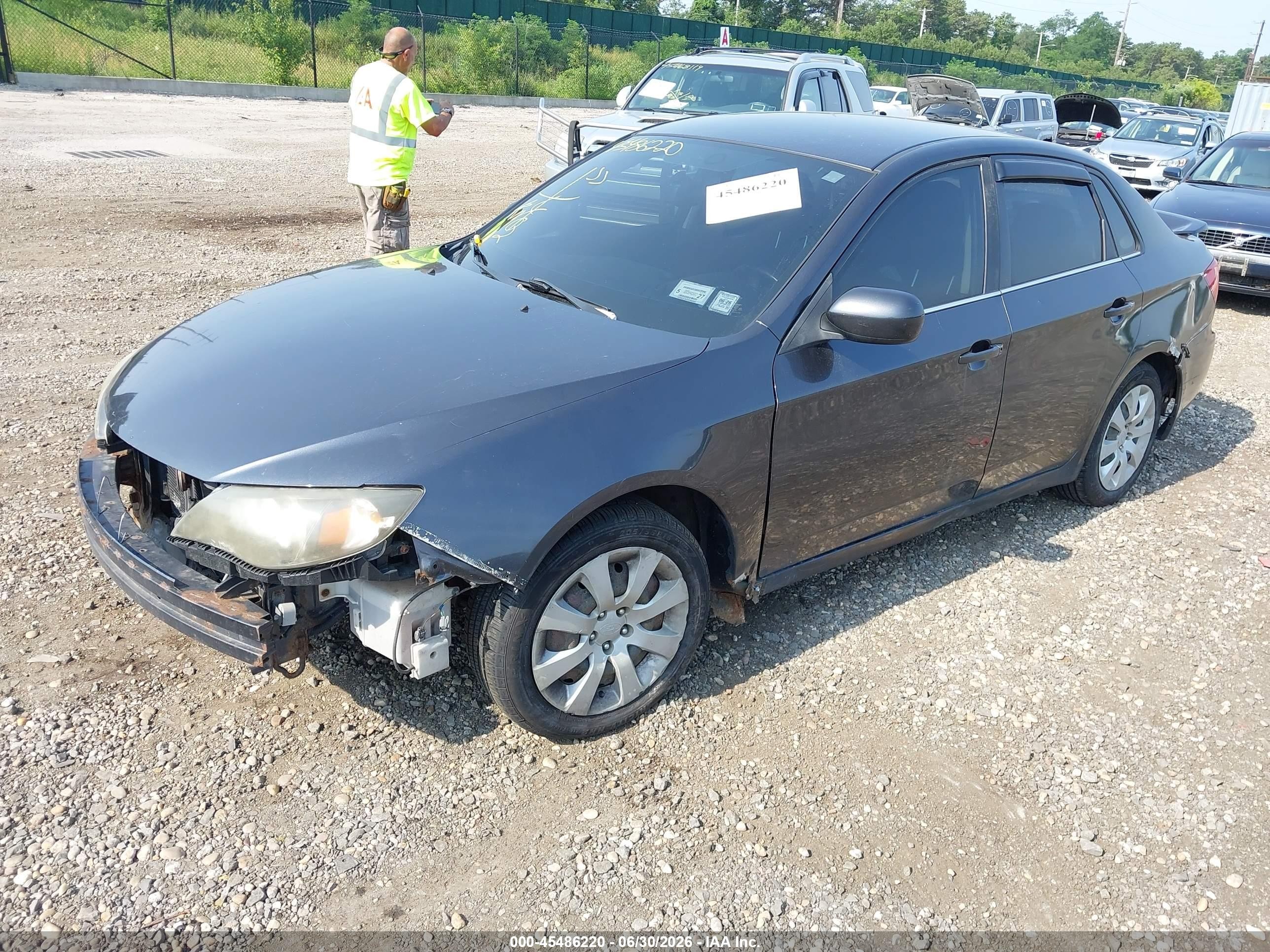 2009 Subaru Impreza 2.5i Black vin: JF1GE61609H515705