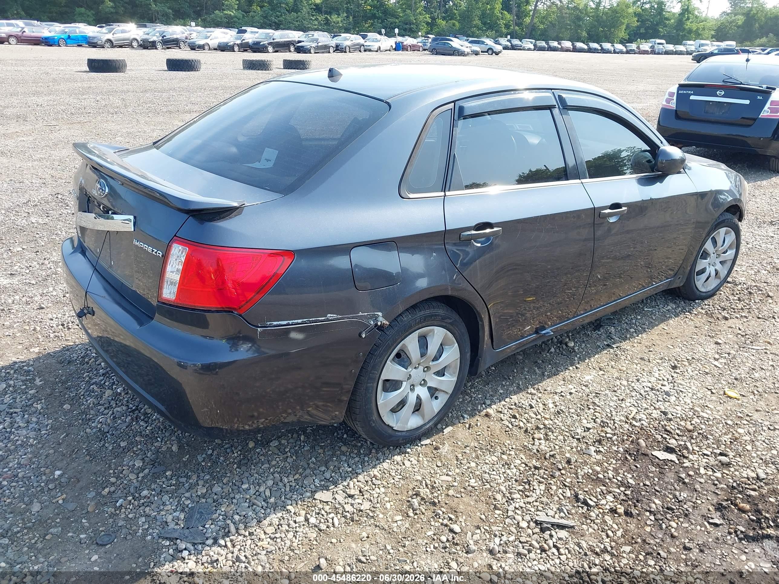 2009 Subaru Impreza 2.5i Black vin: JF1GE61609H515705