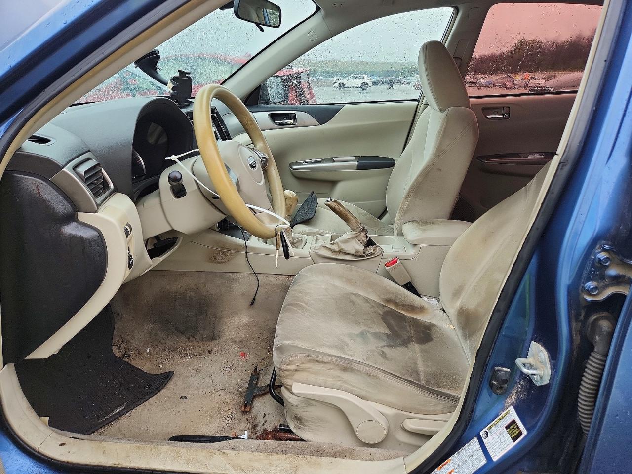 2008 Subaru Impreza 2.5i Blue vin: JF1GE61618G525860
