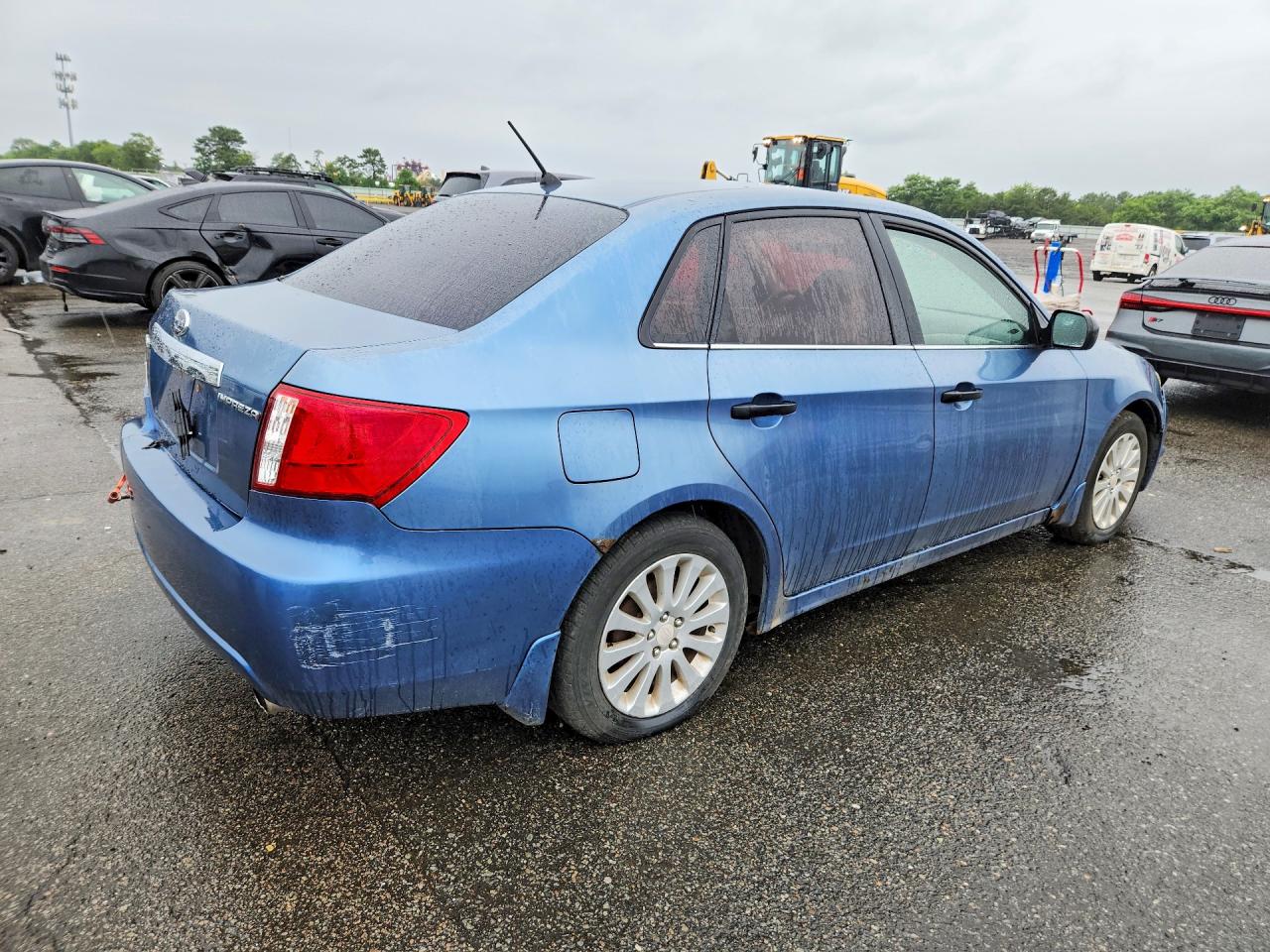 2008 Subaru Impreza 2.5i Blue vin: JF1GE61618G525860
