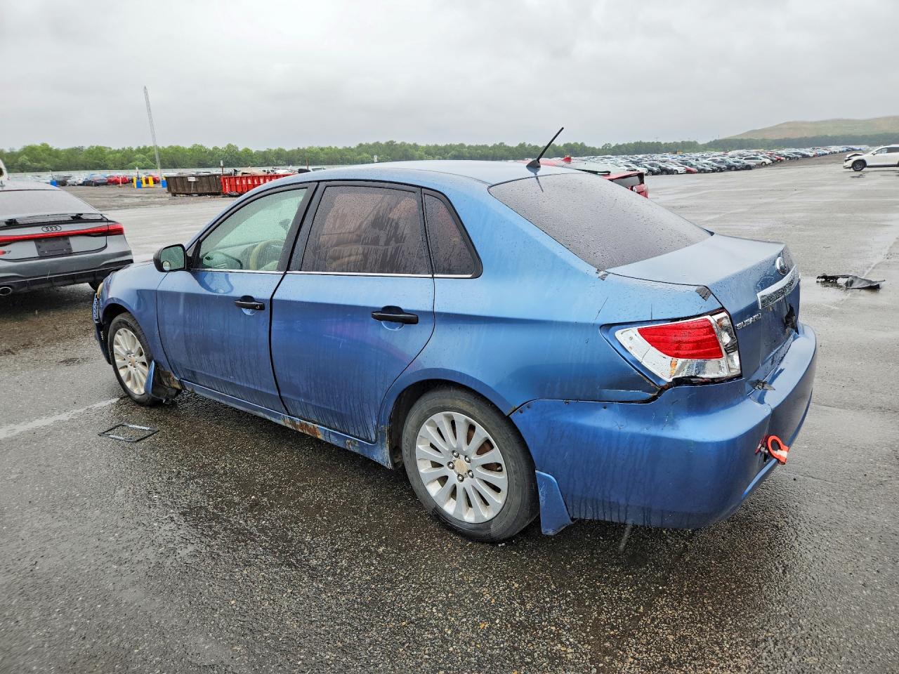 2008 Subaru Impreza 2.5i Blue vin: JF1GE61618G525860