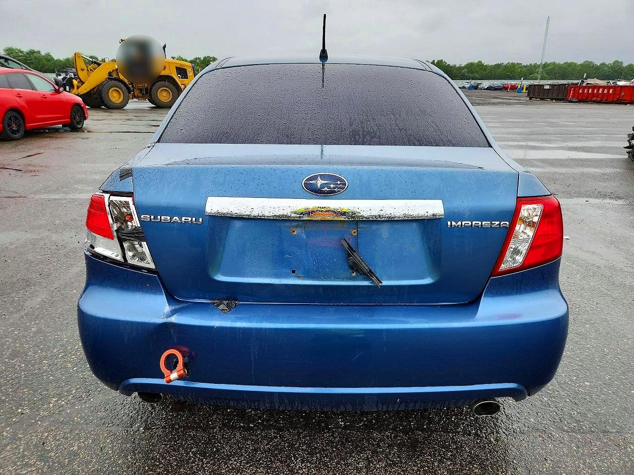 2008 Subaru Impreza 2.5i Blue vin: JF1GE61618G525860