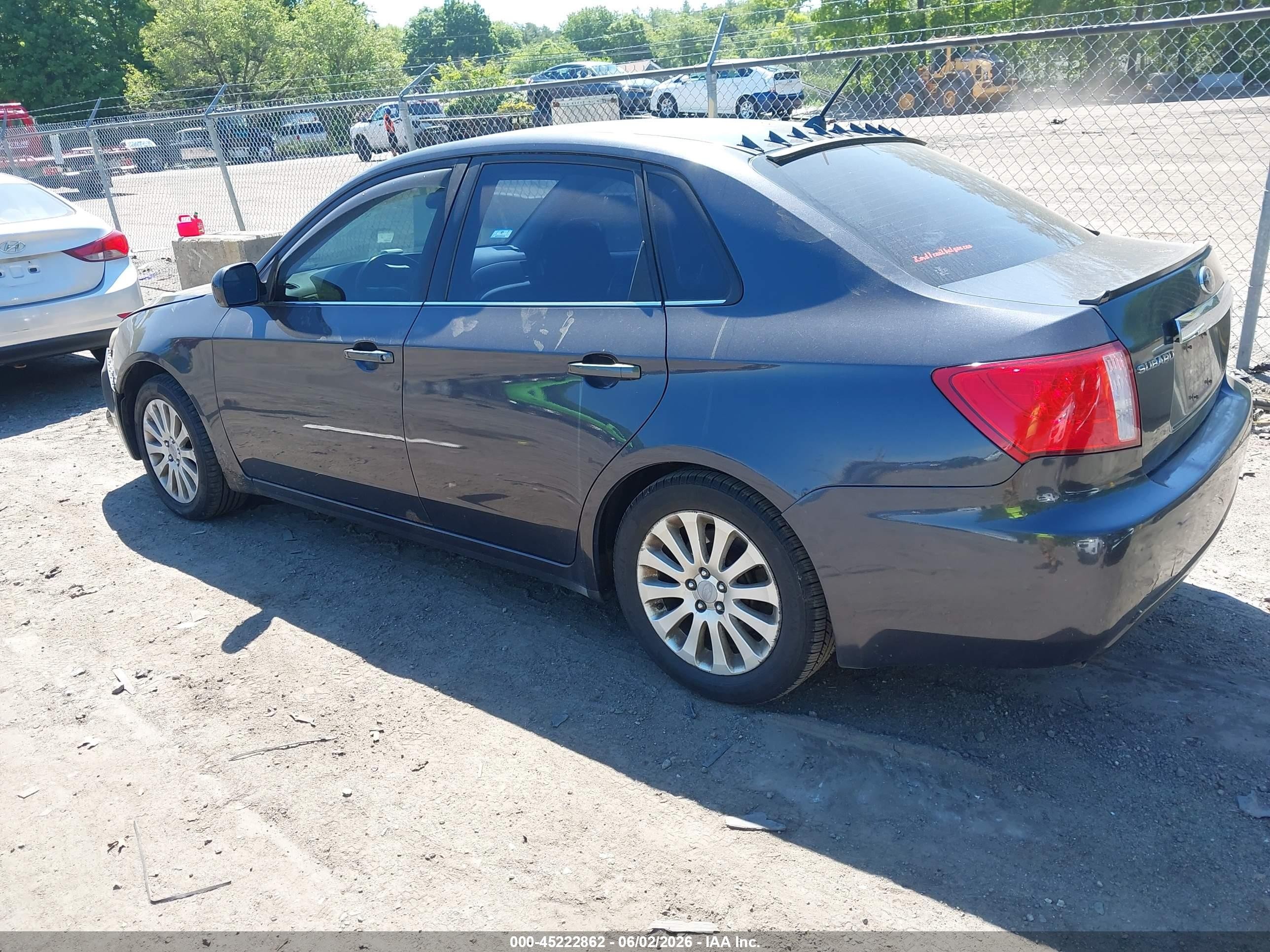 2008 Subaru Impreza  (natl) I W/premium Pkg Gray vin: JF1GE61618H512195