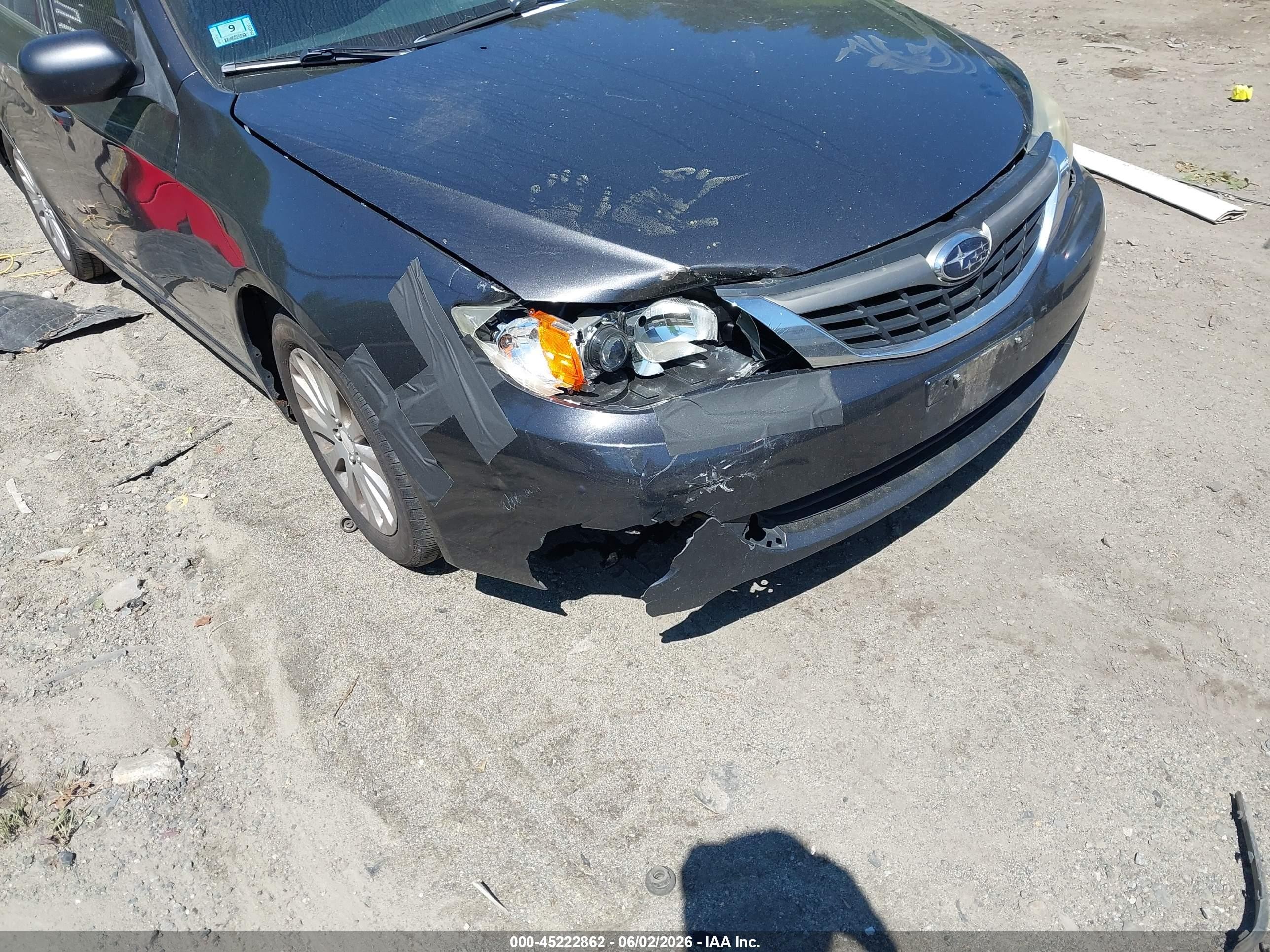 2008 Subaru Impreza  (natl) I W/premium Pkg Gray vin: JF1GE61618H512195