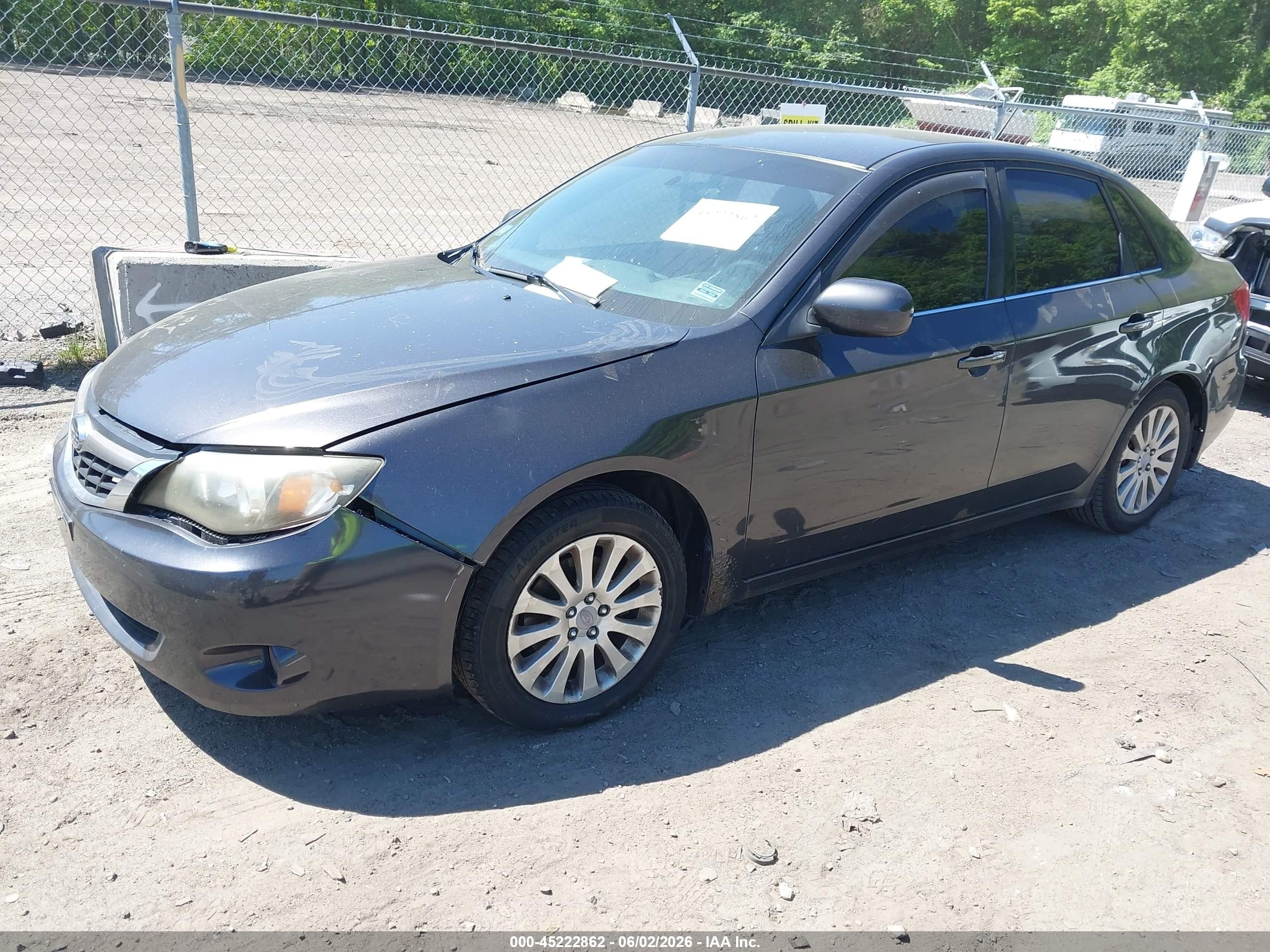 2008 Subaru Impreza  (natl) I W/premium Pkg Gray vin: JF1GE61618H512195