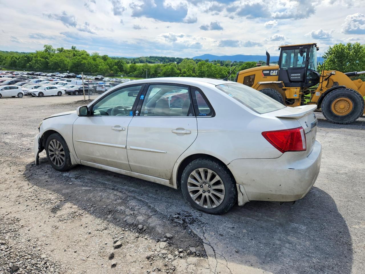 2008 Subaru Impreza 2.5i White vin: JF1GE61618H518076