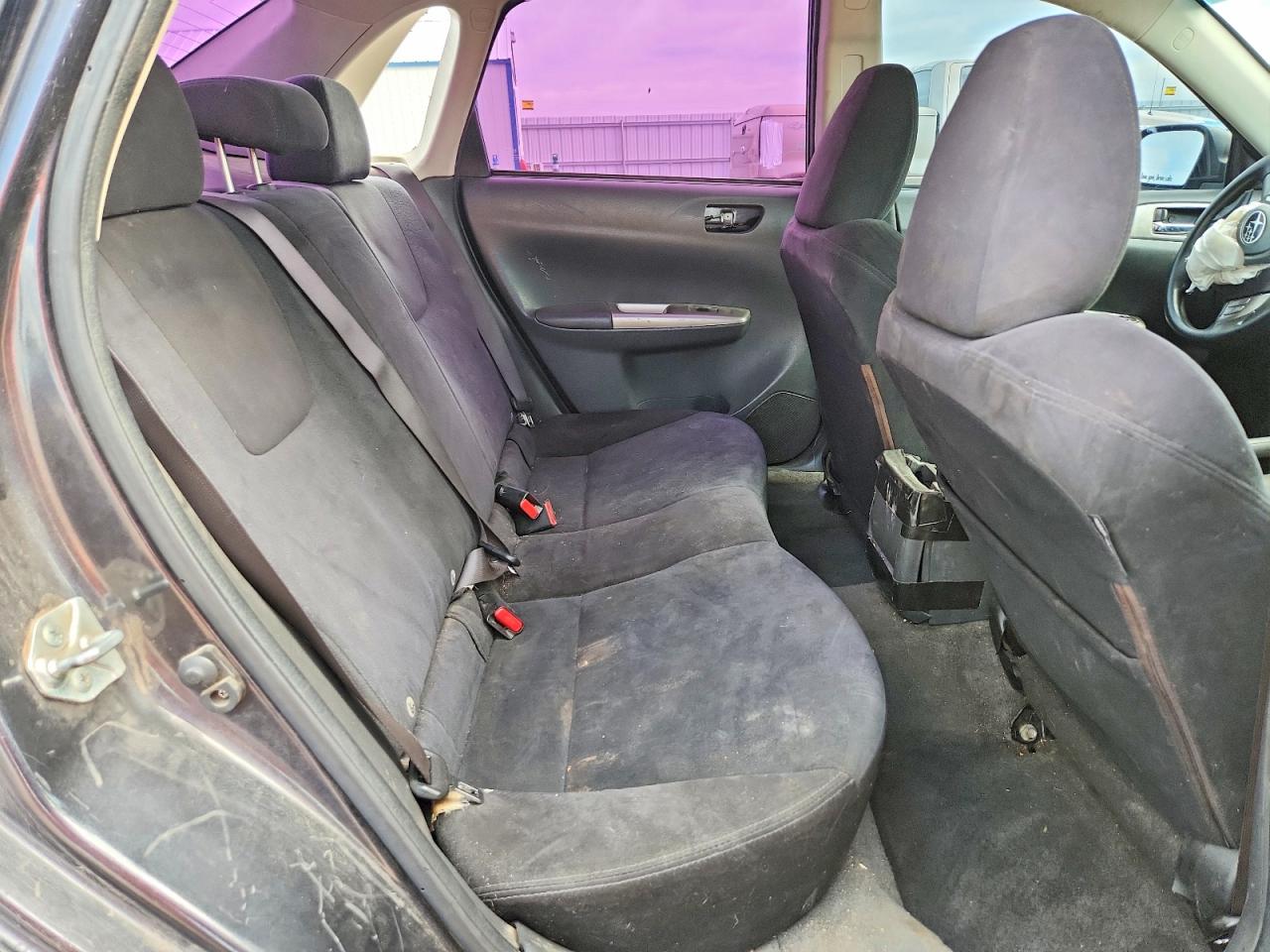 2008 Subaru Impreza Sedan (ny/nj Black vin: JF1GE61618H518711