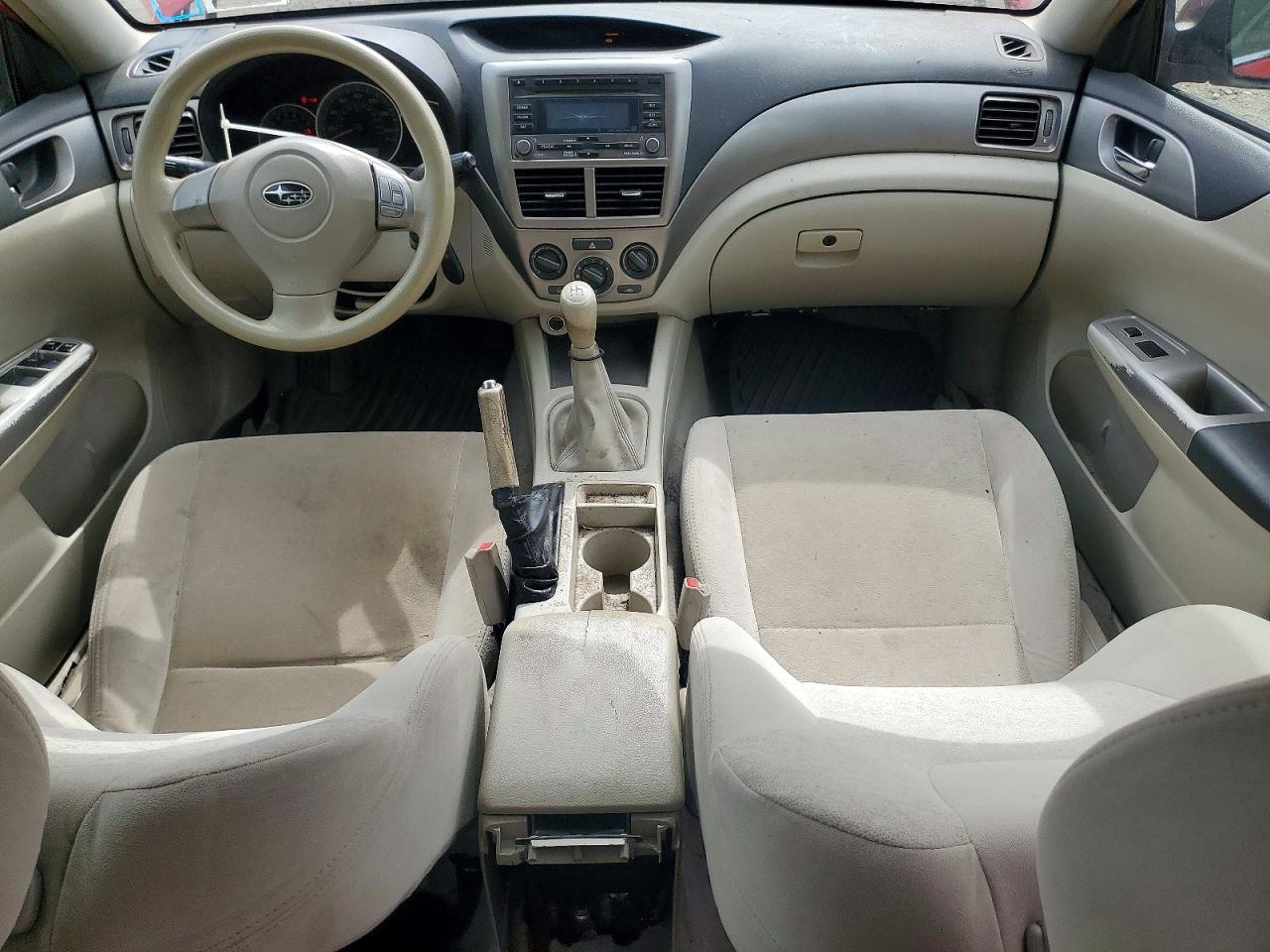 2008 Subaru Impreza 2.5i Red vin: JF1GE61628G513958