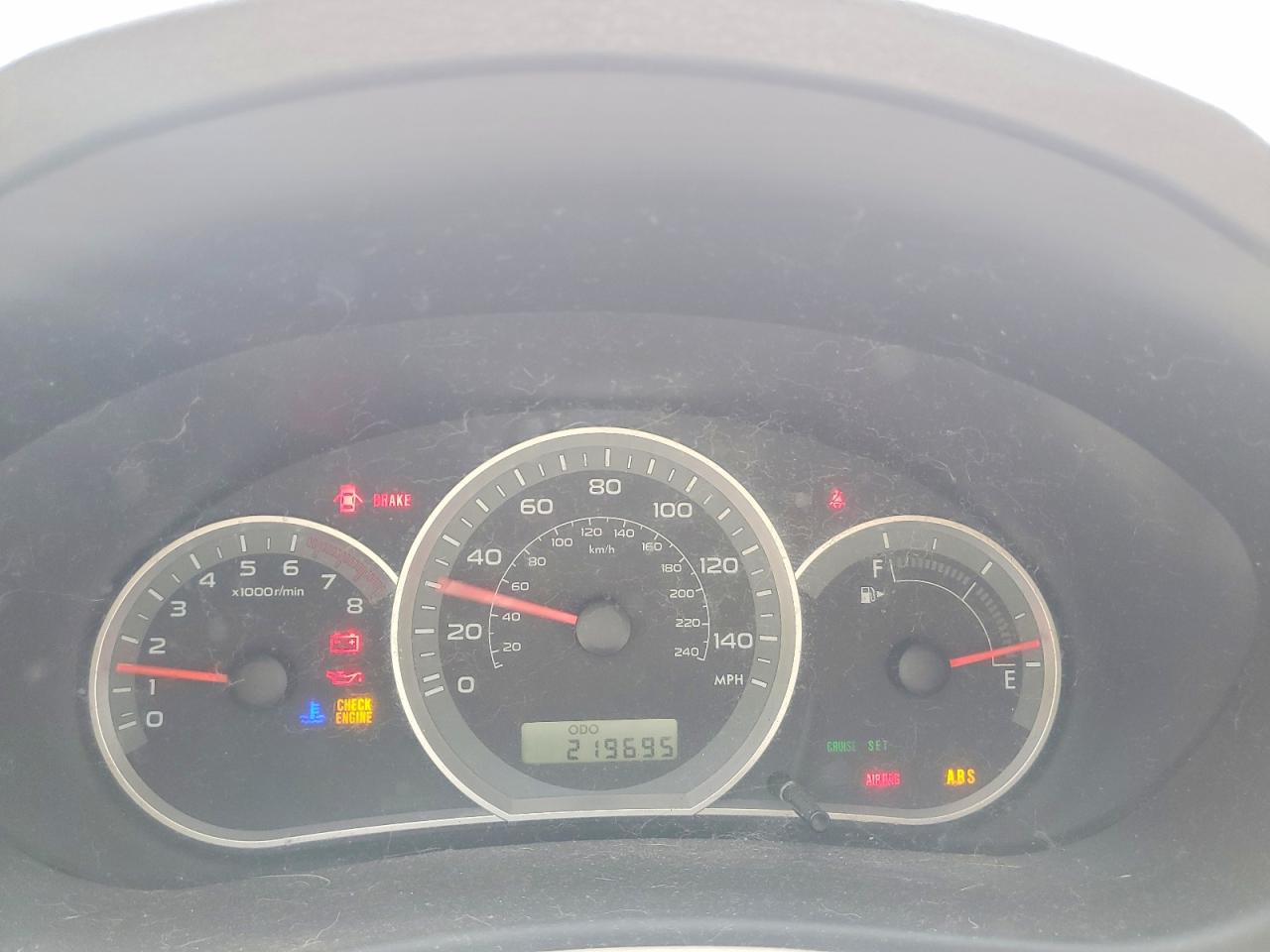 2008 Subaru Impreza 2.5i Red vin: JF1GE61628G513958