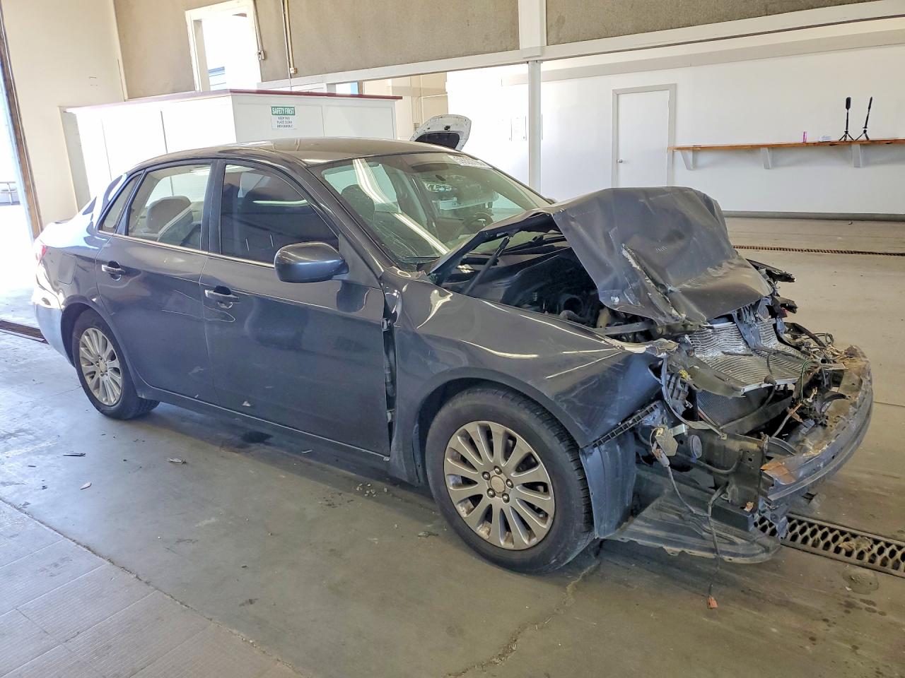 2008 Subaru Impreza 2.5i Charcoal vin: JF1GE61628H516496