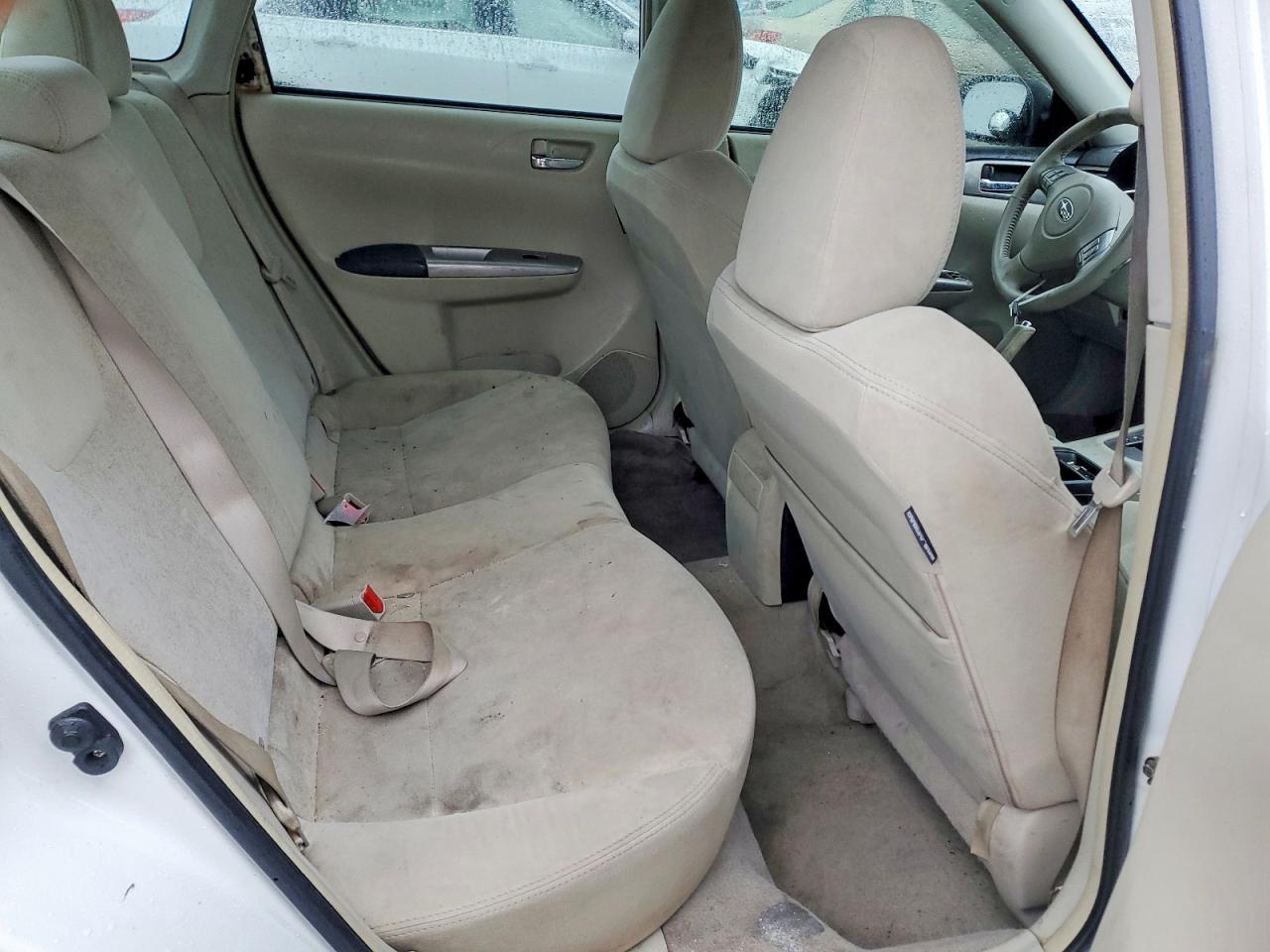 2008 Subaru Impreza 2.5i Белый vin: JF1GE61628H519236