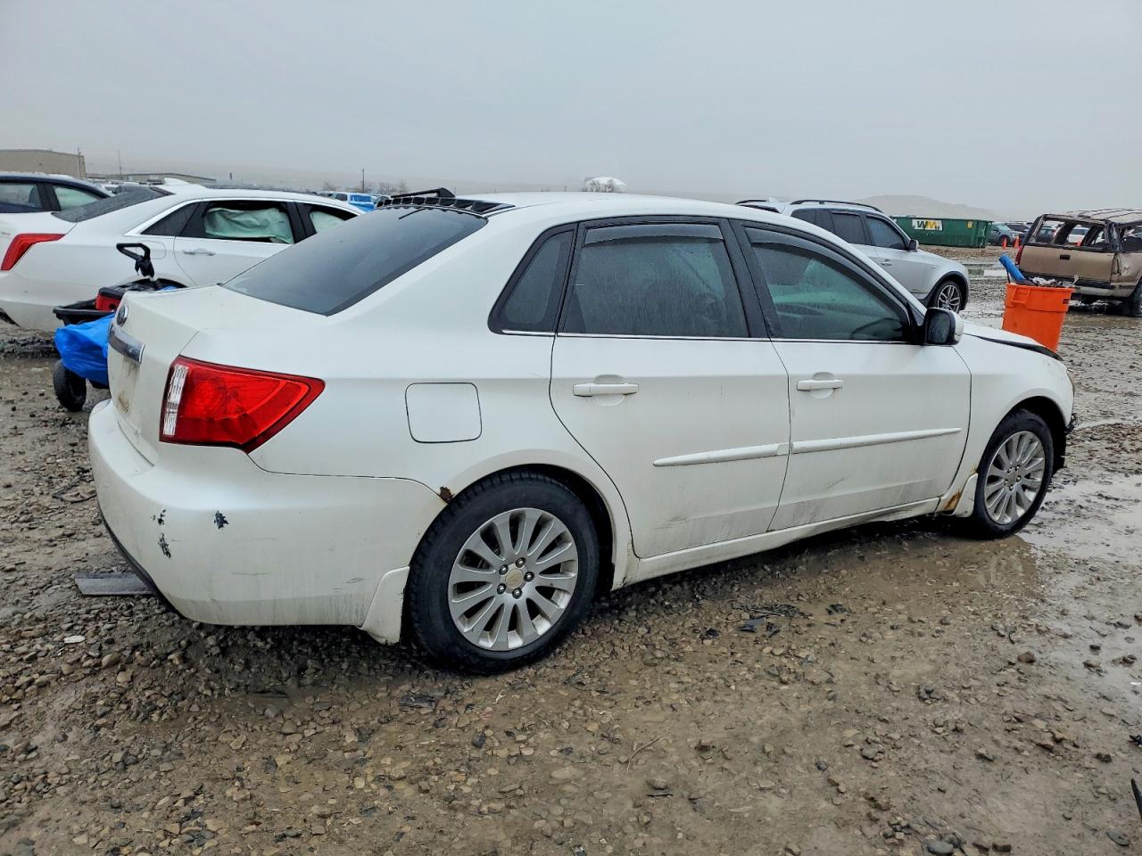 2008 Subaru Impreza 2.5i Белый vin: JF1GE61628H519236
