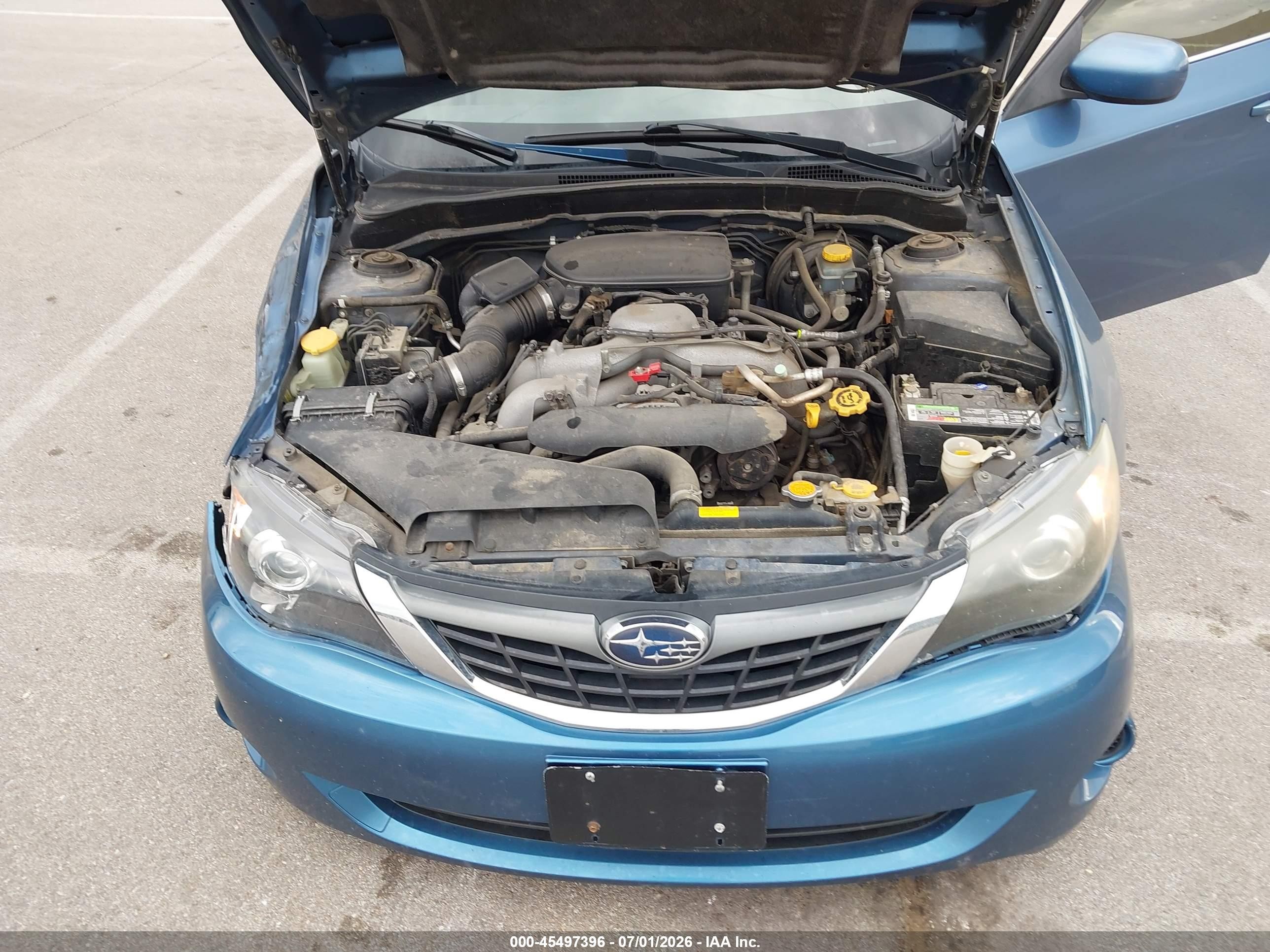 2009 Subaru Impreza 2.5i Blue vin: JF1GE61629H505063
