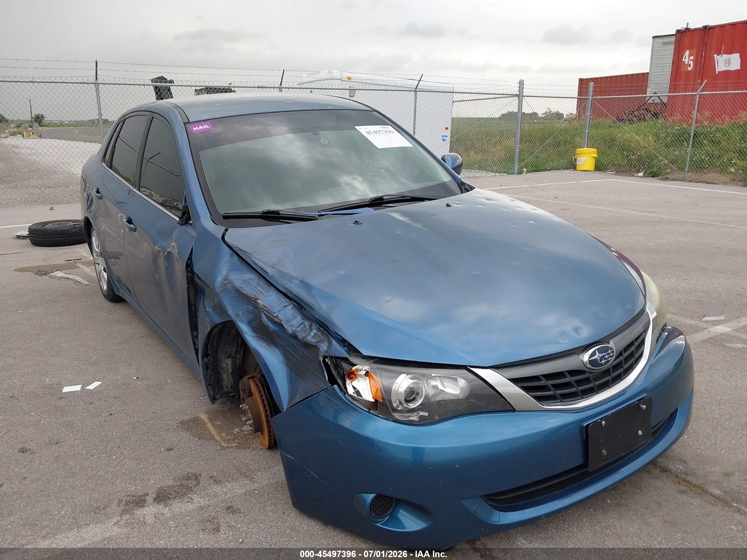 2009 Subaru Impreza 2.5i Blue vin: JF1GE61629H505063