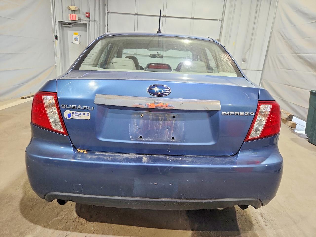 2009 Subaru Impreza 2.5i Blue vin: JF1GE61629H509758