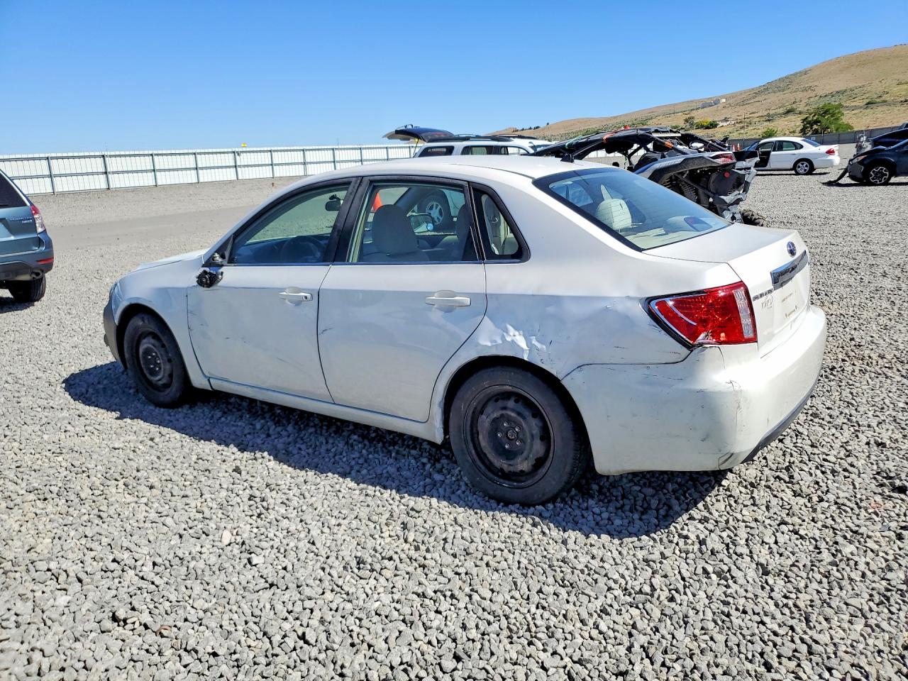 2009 Subaru Impreza 2.5i White vin: JF1GE61629H510649