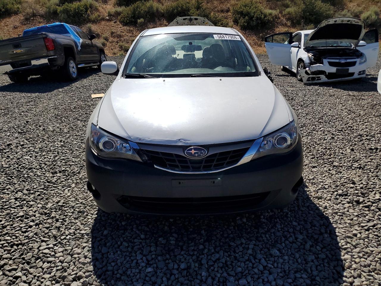 2009 Subaru Impreza 2.5i White vin: JF1GE61629H510649