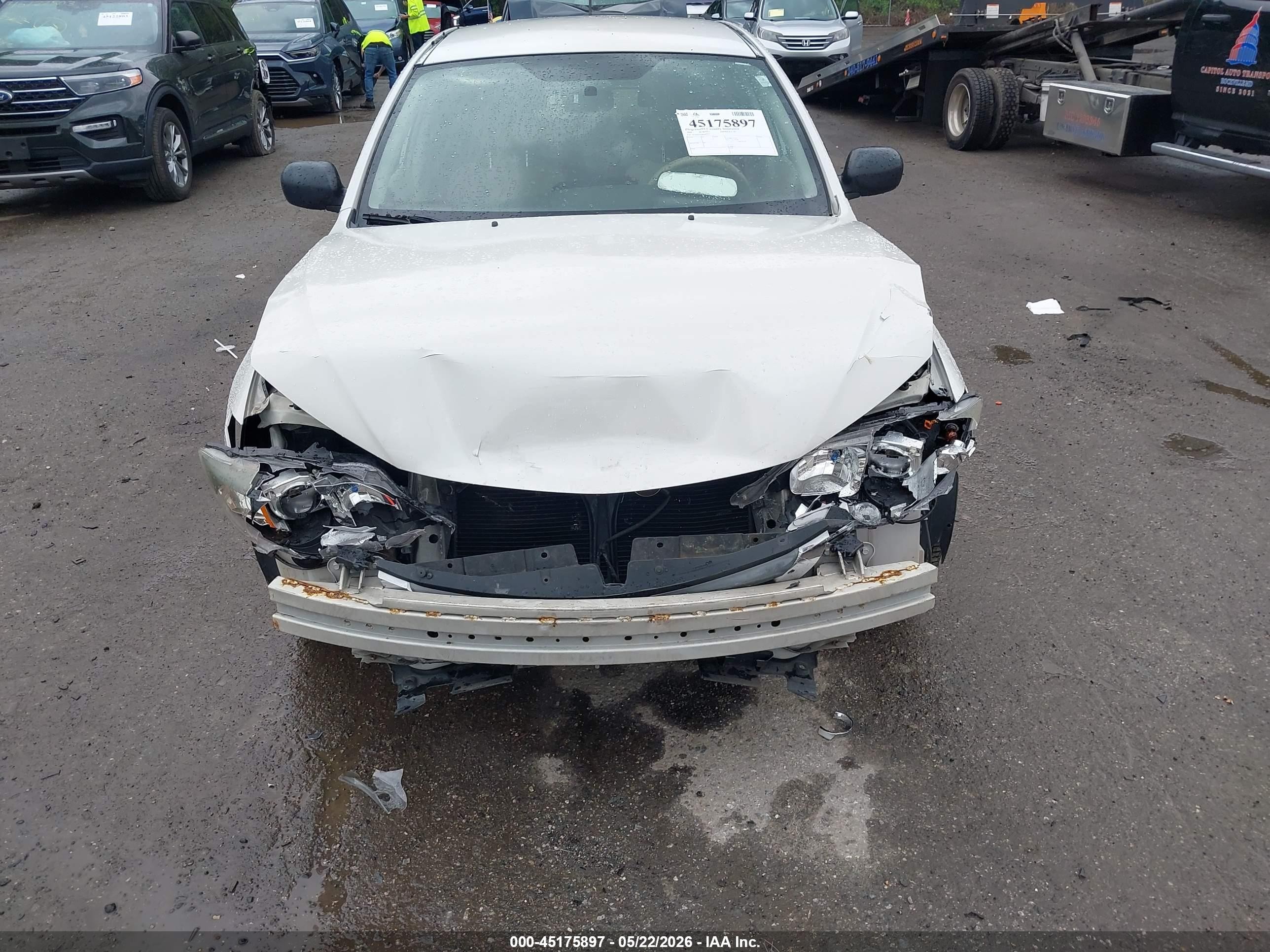 2008 Subaru Impreza  (natl) I White vin: JF1GE61638H502557